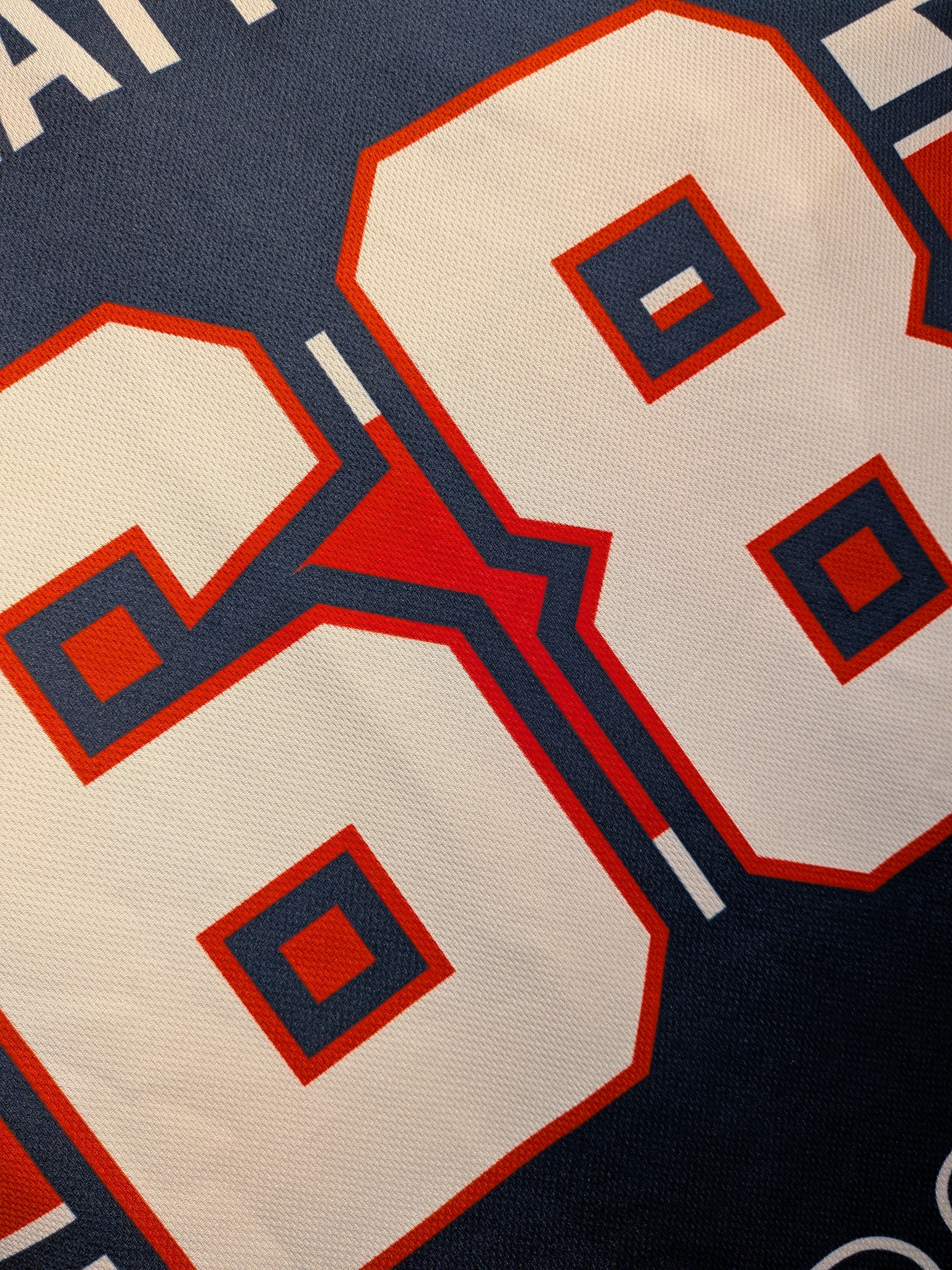 GAME-WORN 2026 Great Britain Inline Hockey Jersey BEATTIE #68 Blue