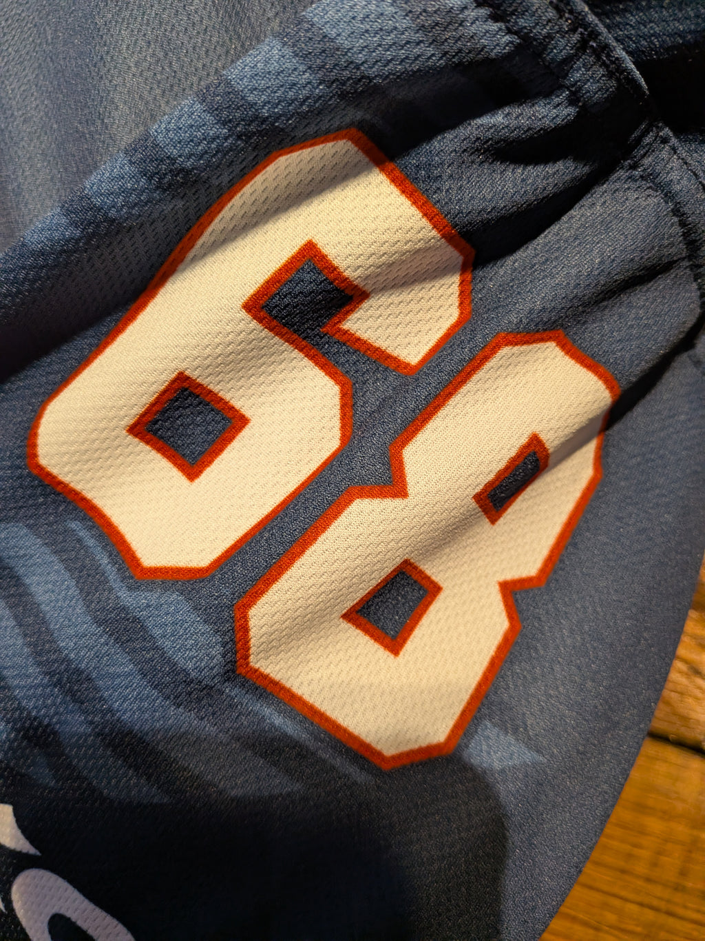 GAME-WORN 2026 Great Britain Inline Hockey Jersey BEATTIE #68 Blue