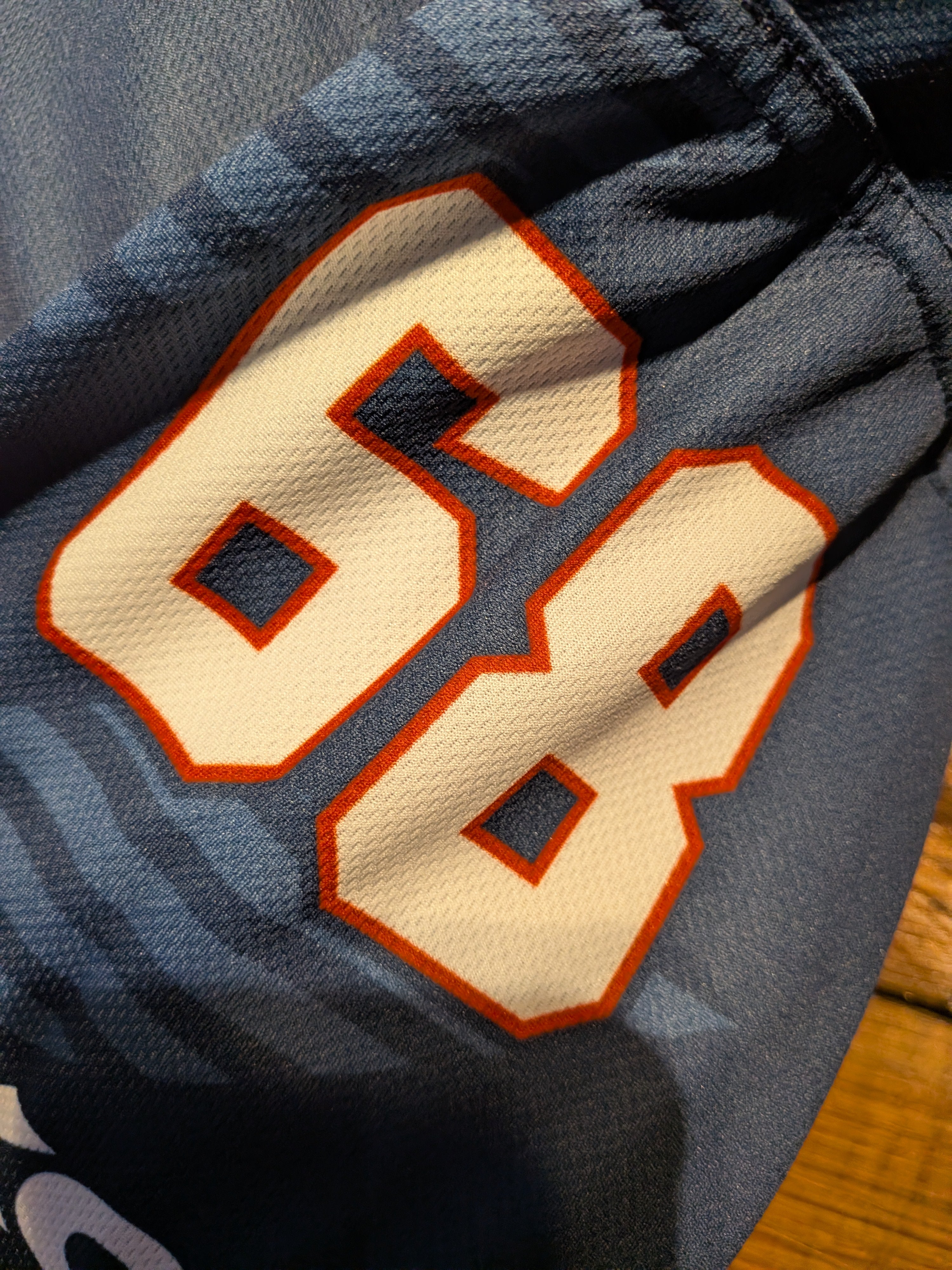 GAME-WORN 2026 Great Britain Inline Hockey Jersey BEATTIE #68 Blue