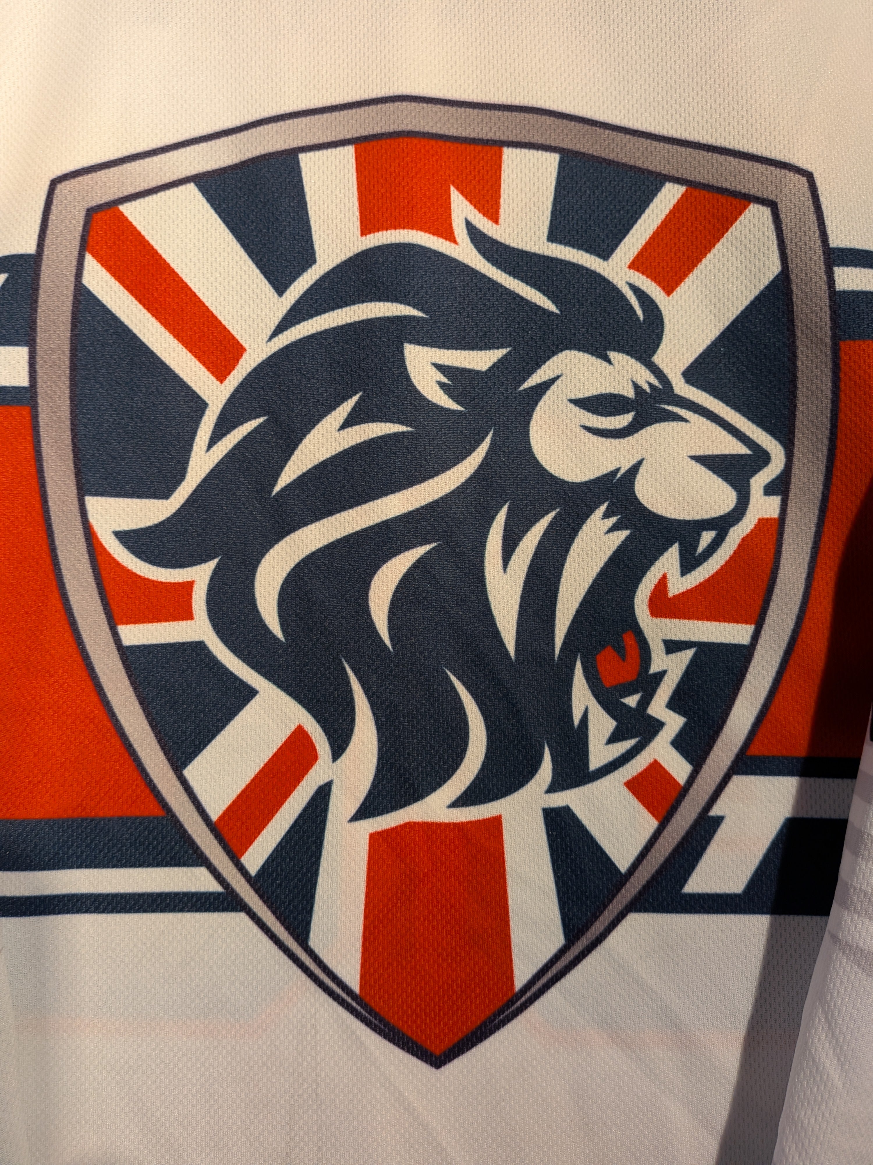 GAME-WORN 2026 Great Britain Inline Hockey Jersey BEATTIE #68 White