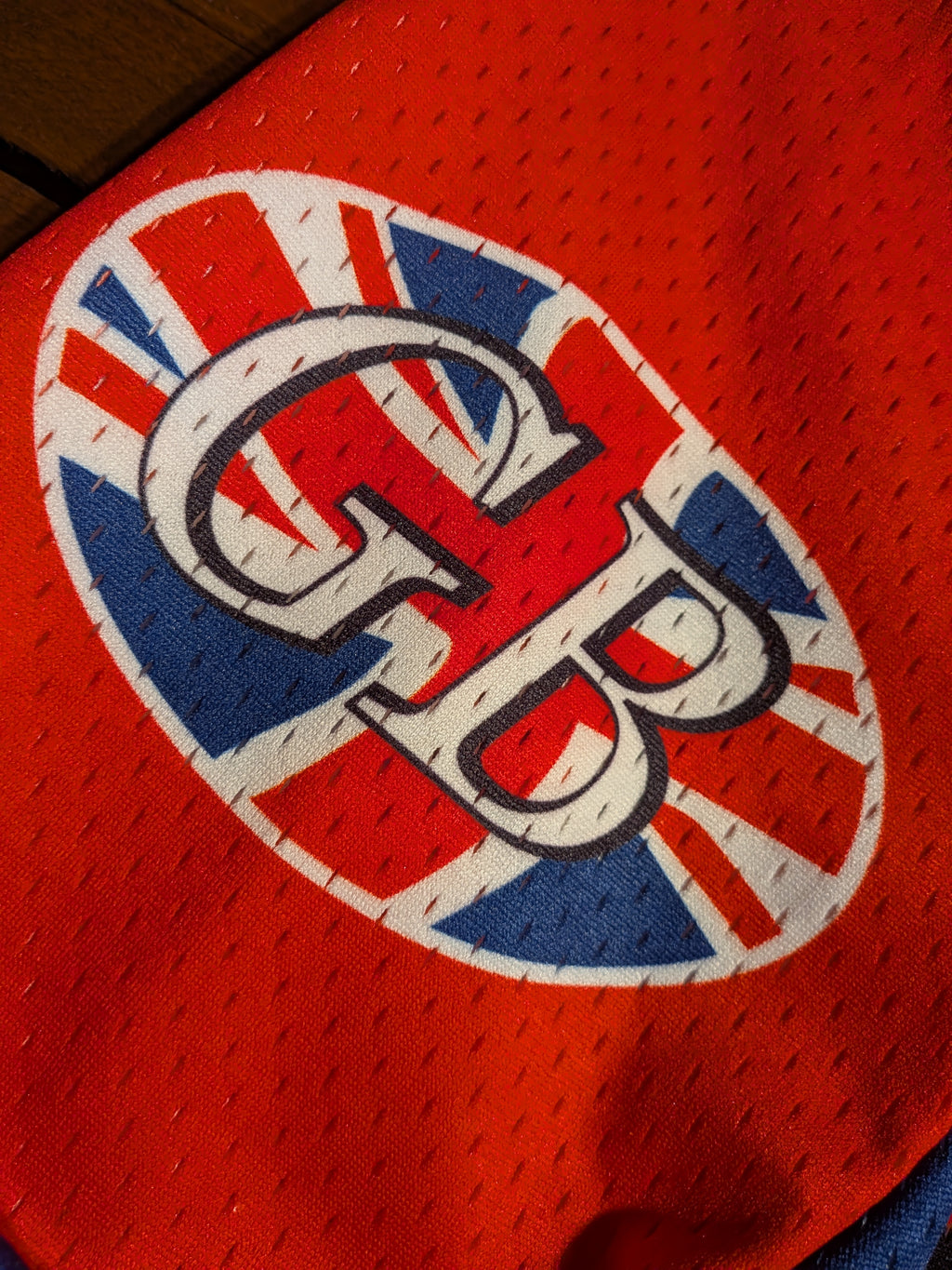 GAME-WORN 2003 Great Britain GB Inline Hockey Jersey BOYCE #35
