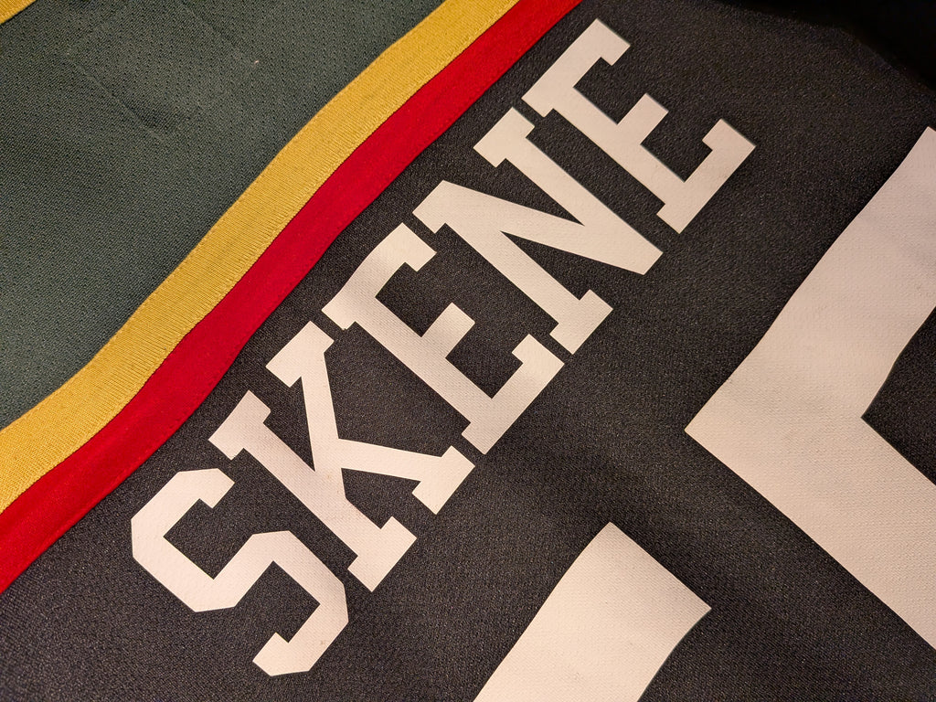 GAME-WORN 2004-05 Basingstoke Bison Ice Hockey Jersey #55 Ricky Skene