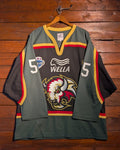 GAME-WORN 2004-05 Basingstoke Bison Ice Hockey Jersey #55 Ricky Skene