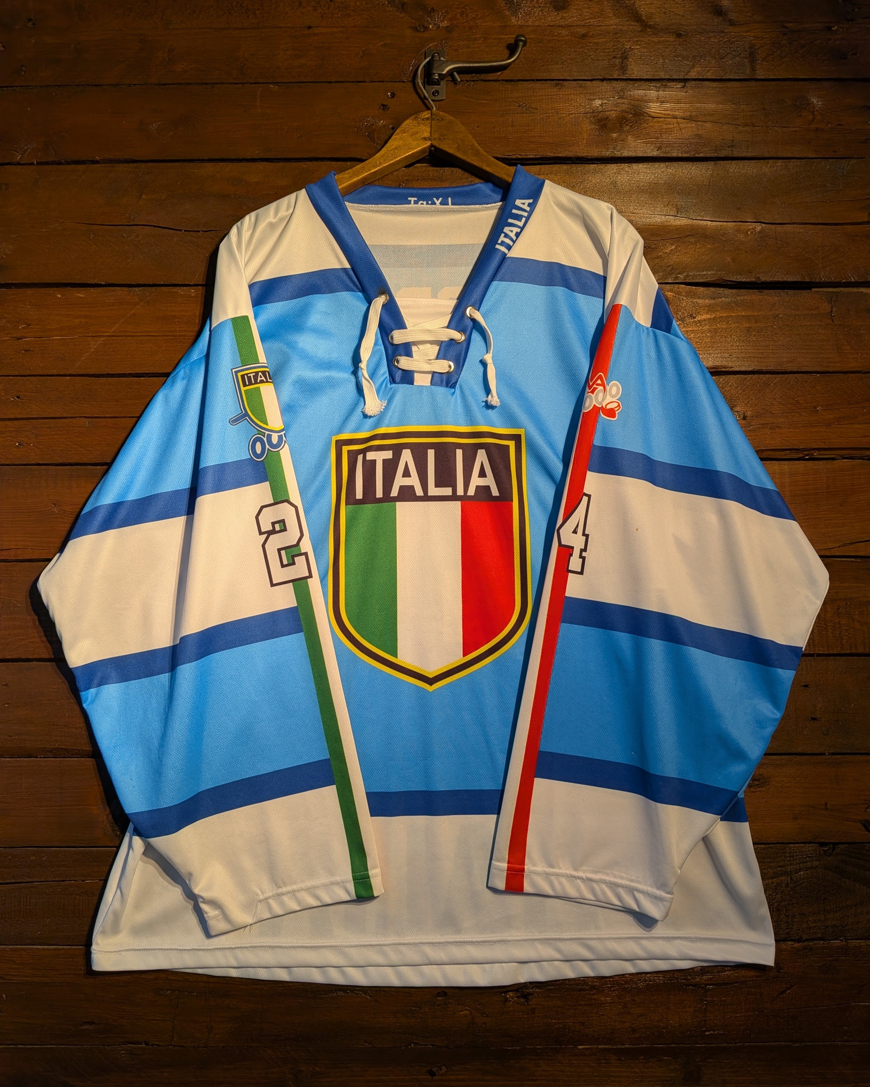 GAME-WORN 2023 Italy Inline Hockey Jersey FORLI #24