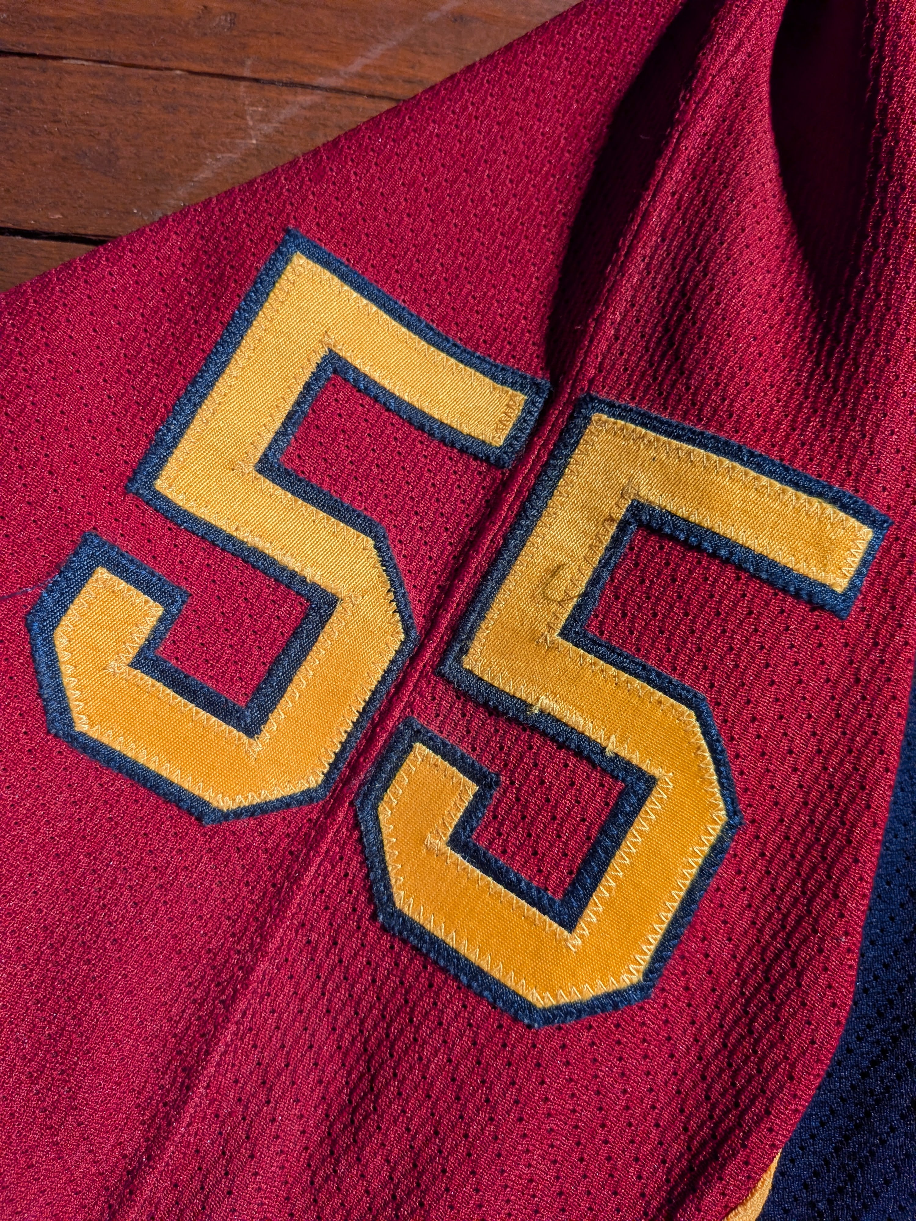 GAME-WORN 2005-06 Guildford Flames Ice Hockey Jersey #55 Ricky Skene