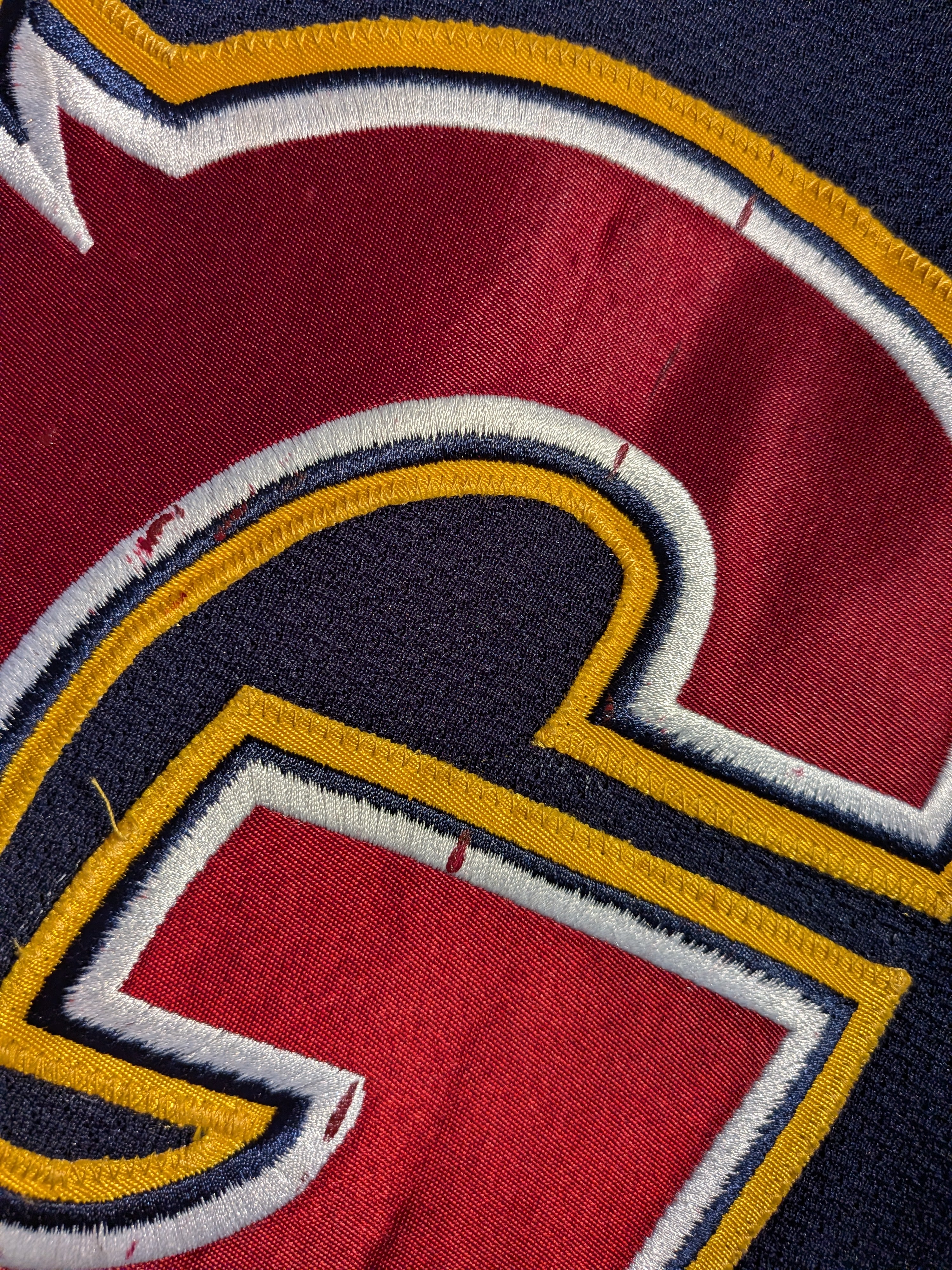 GAME-WORN 2005-06 Guildford Flames Ice Hockey Jersey #55 Ricky Skene