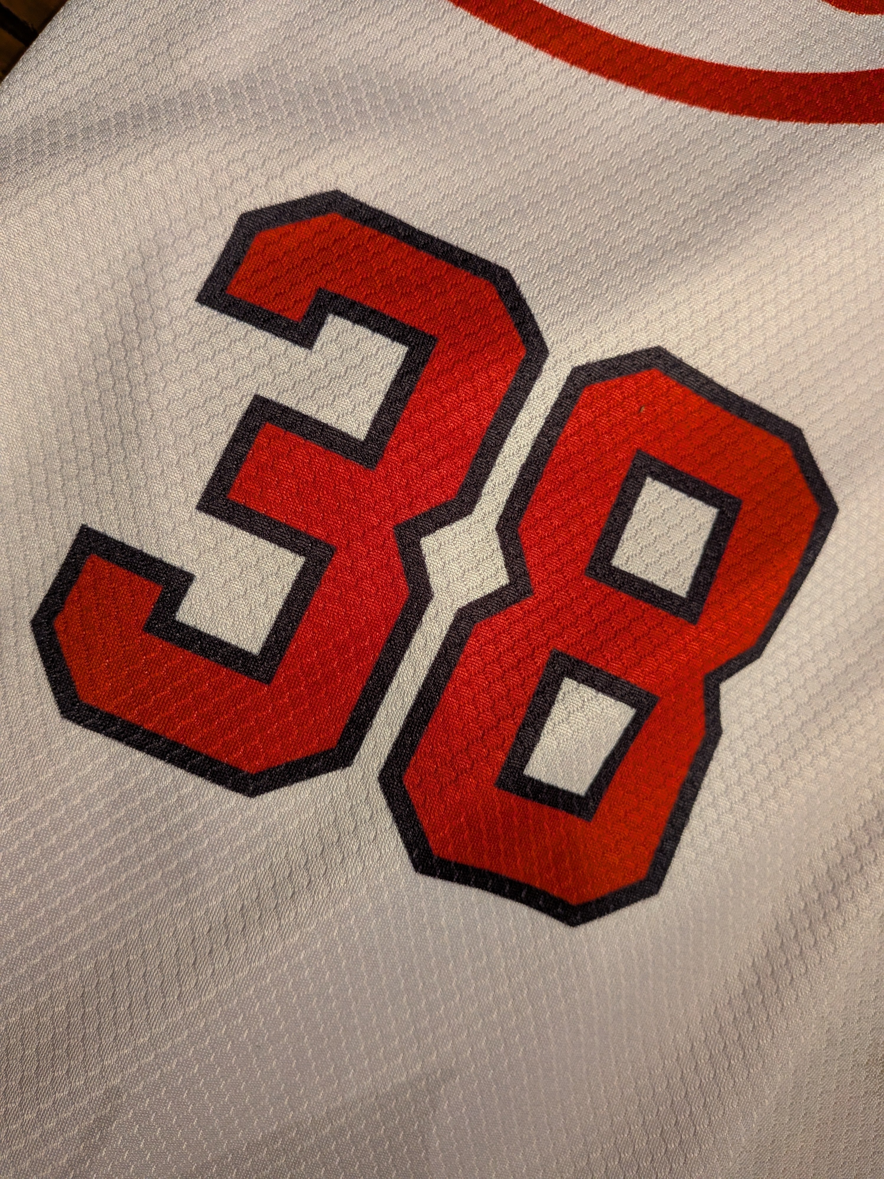 GAME-WORN 2026 Hong Kong Inline Hockey Jersey HO #38 White