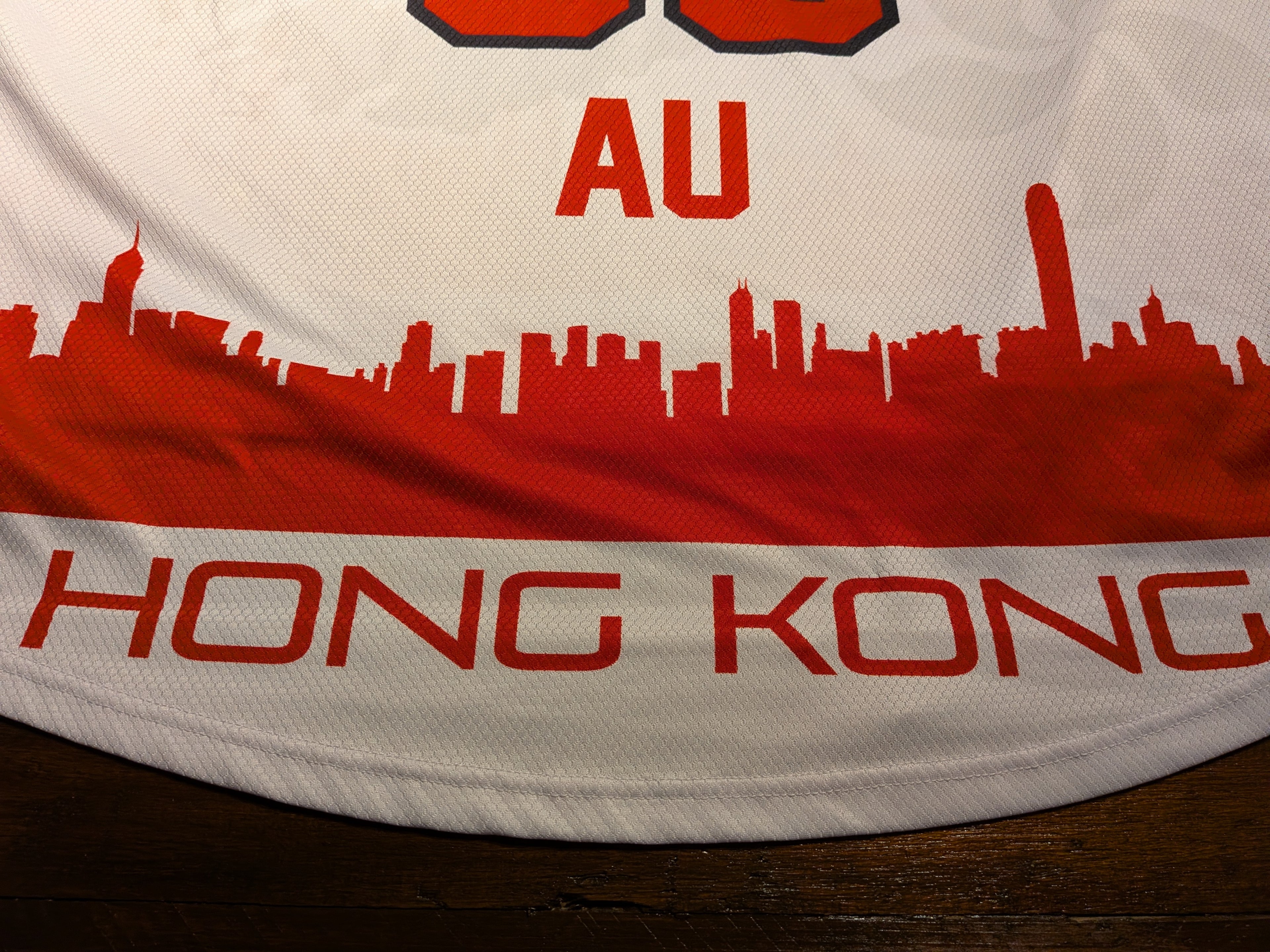 GAME-WORN 2026 Hong Kong Inline Hockey Jersey HO #38 White