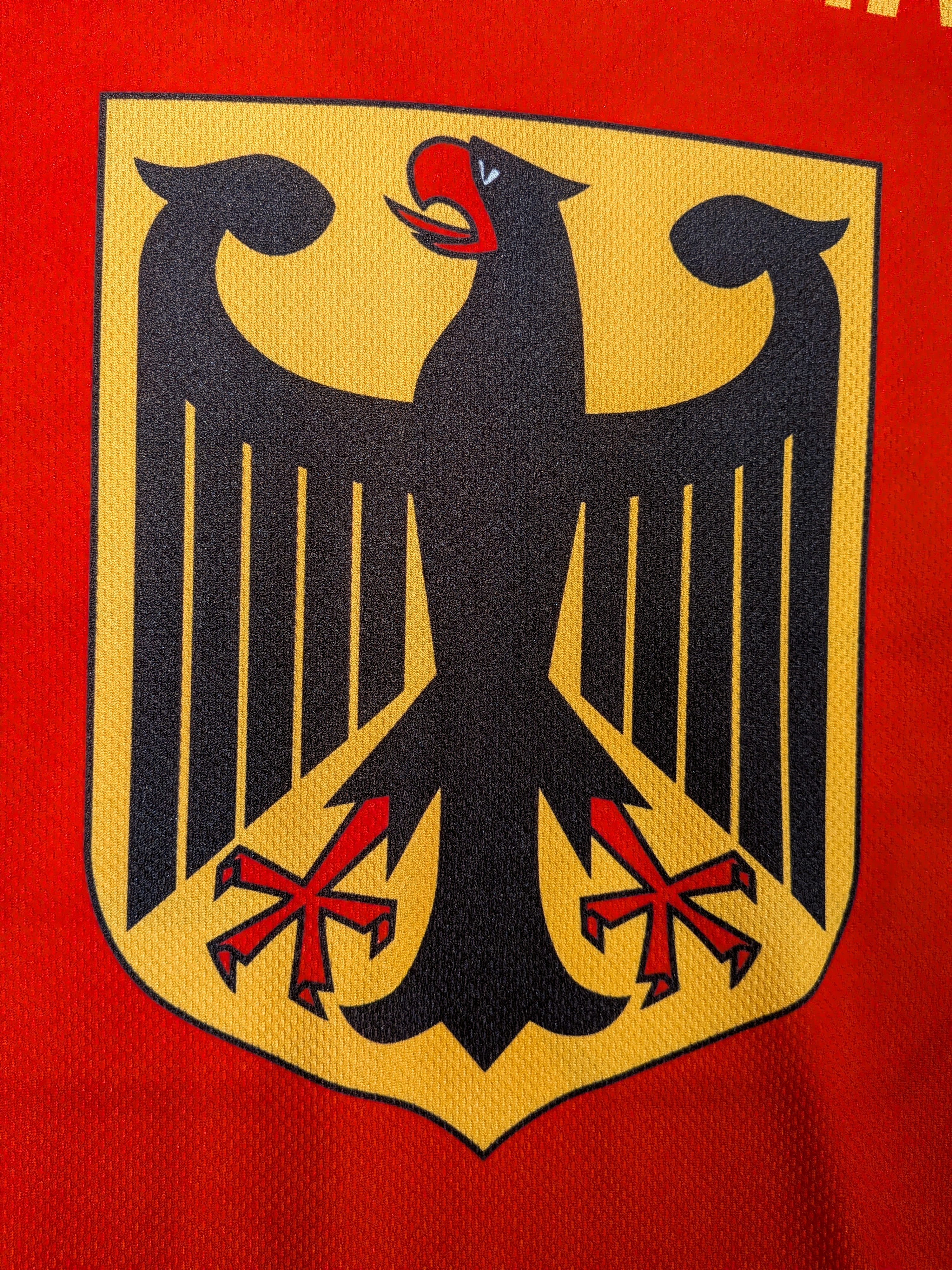 GAME-WORN 2026 Germany Inline Hockey Jersey Hofmann #96 Red