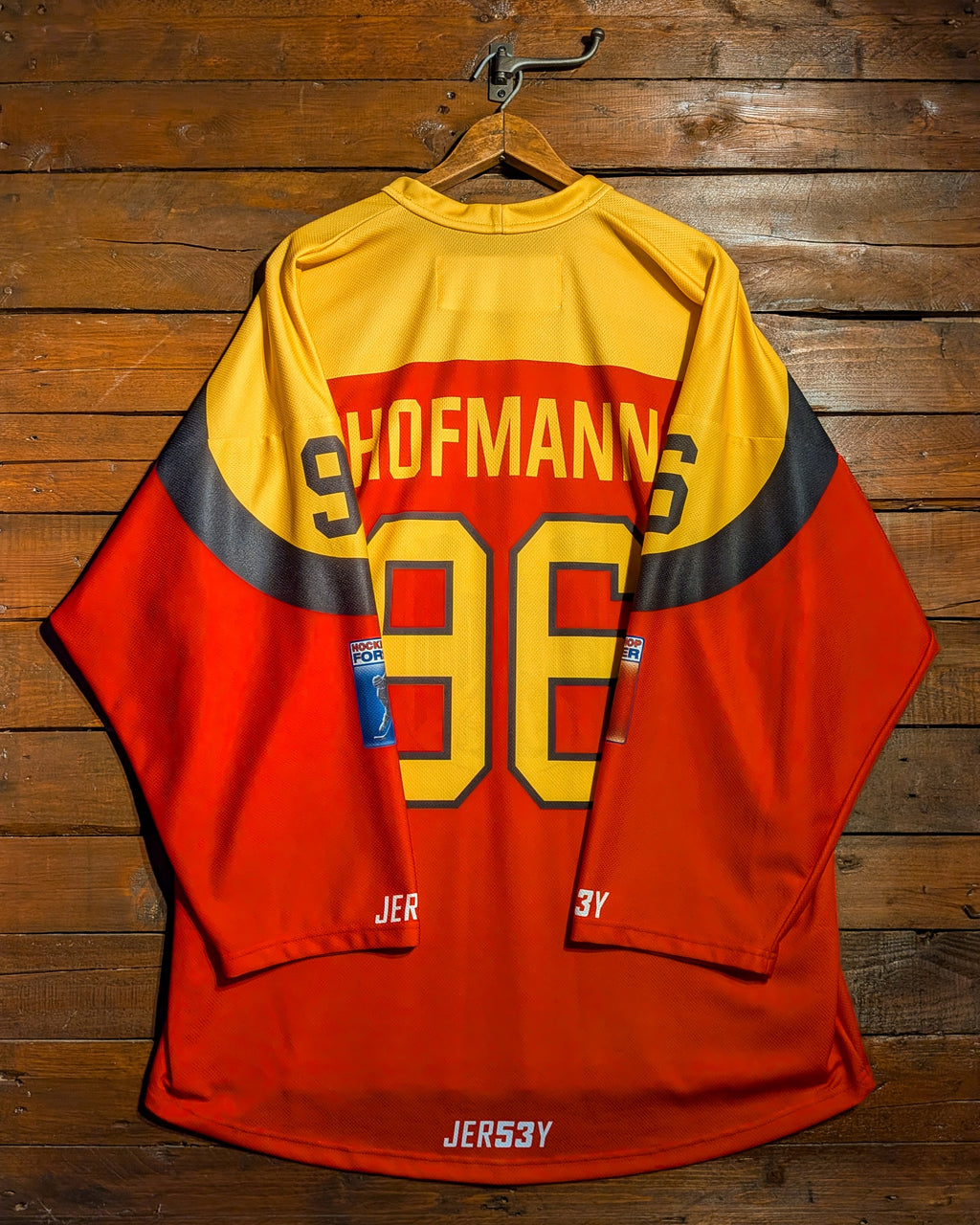 GAME-WORN 2026 Germany Inline Hockey Jersey Hofmann #96 Red