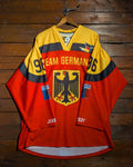 GAME-WORN 2026 Germany Inline Hockey Jersey Hofmann #96 Red