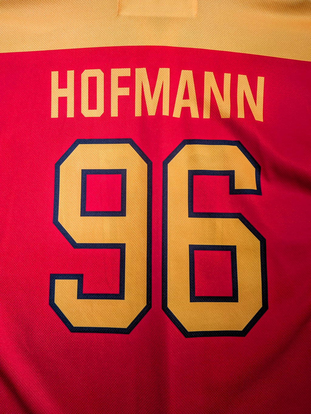 GAME-WORN 2026 Germany Inline Hockey Jersey Hofmann #96 Red