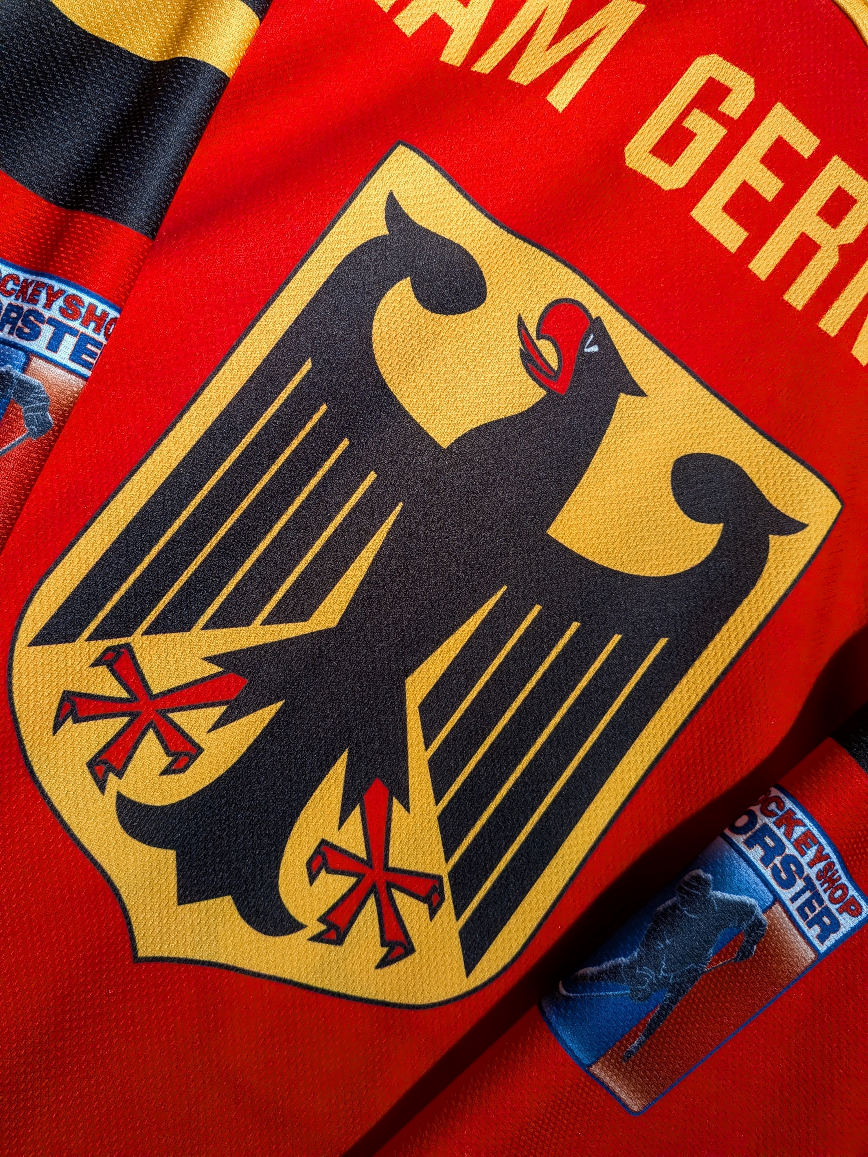GAME-WORN 2026 Germany Inline Hockey Jersey Hofmann #96 Red