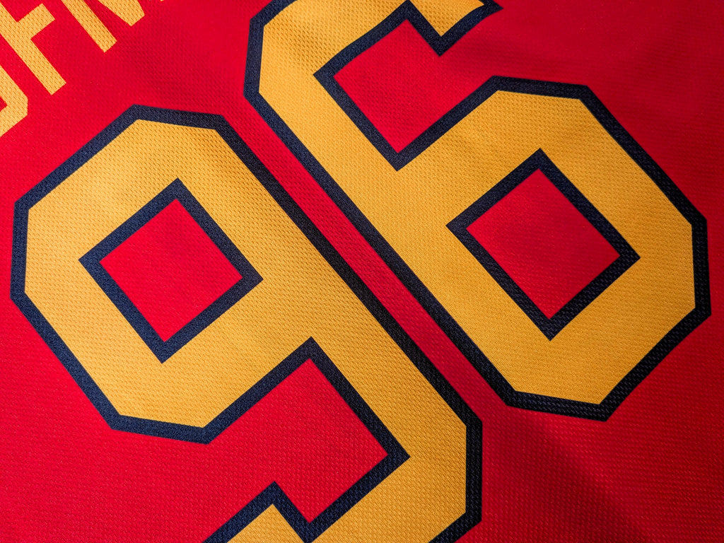 GAME-WORN 2026 Germany Inline Hockey Jersey Hofmann #96 Red