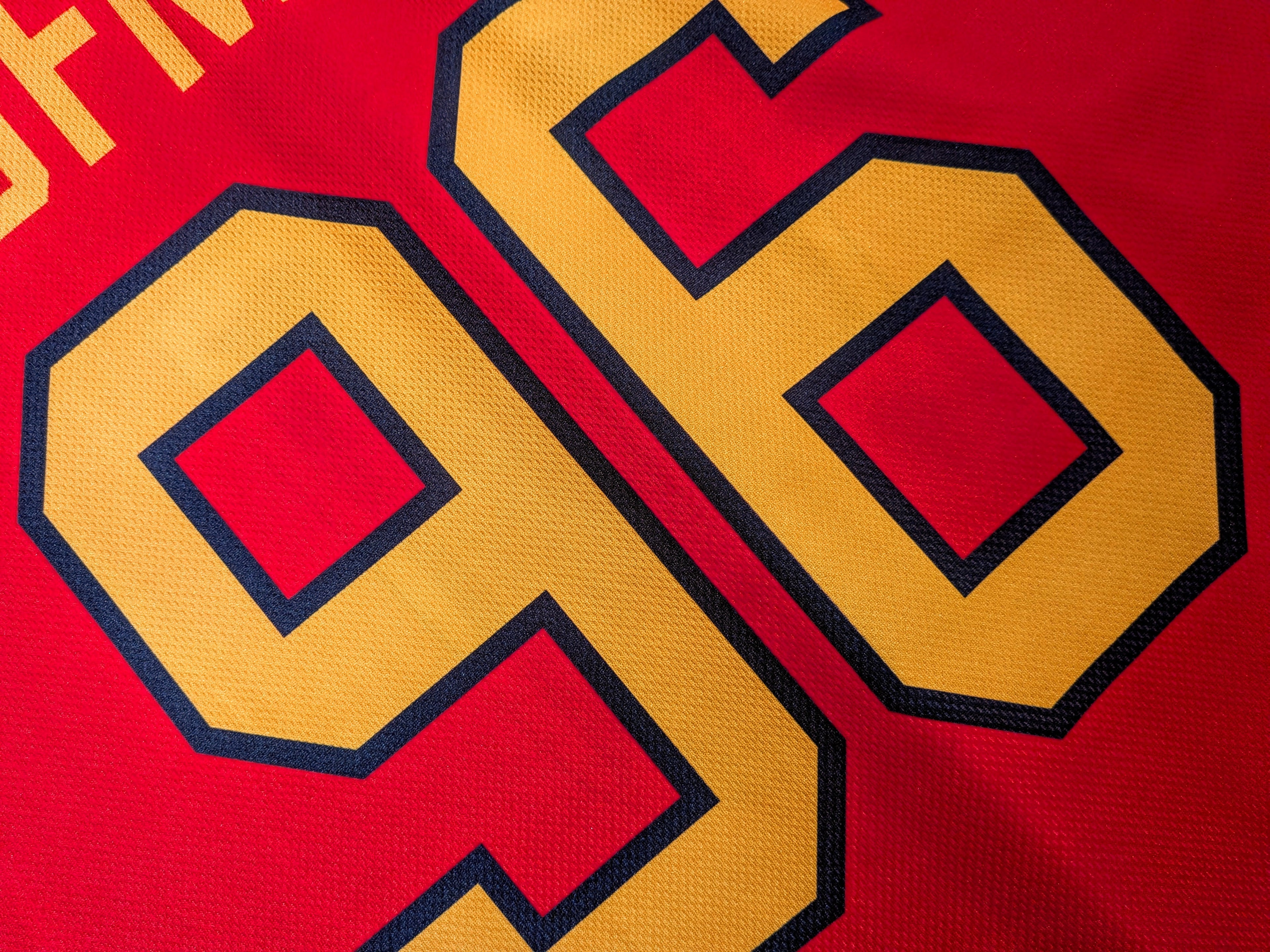 GAME-WORN 2026 Germany Inline Hockey Jersey Hofmann #96 Red