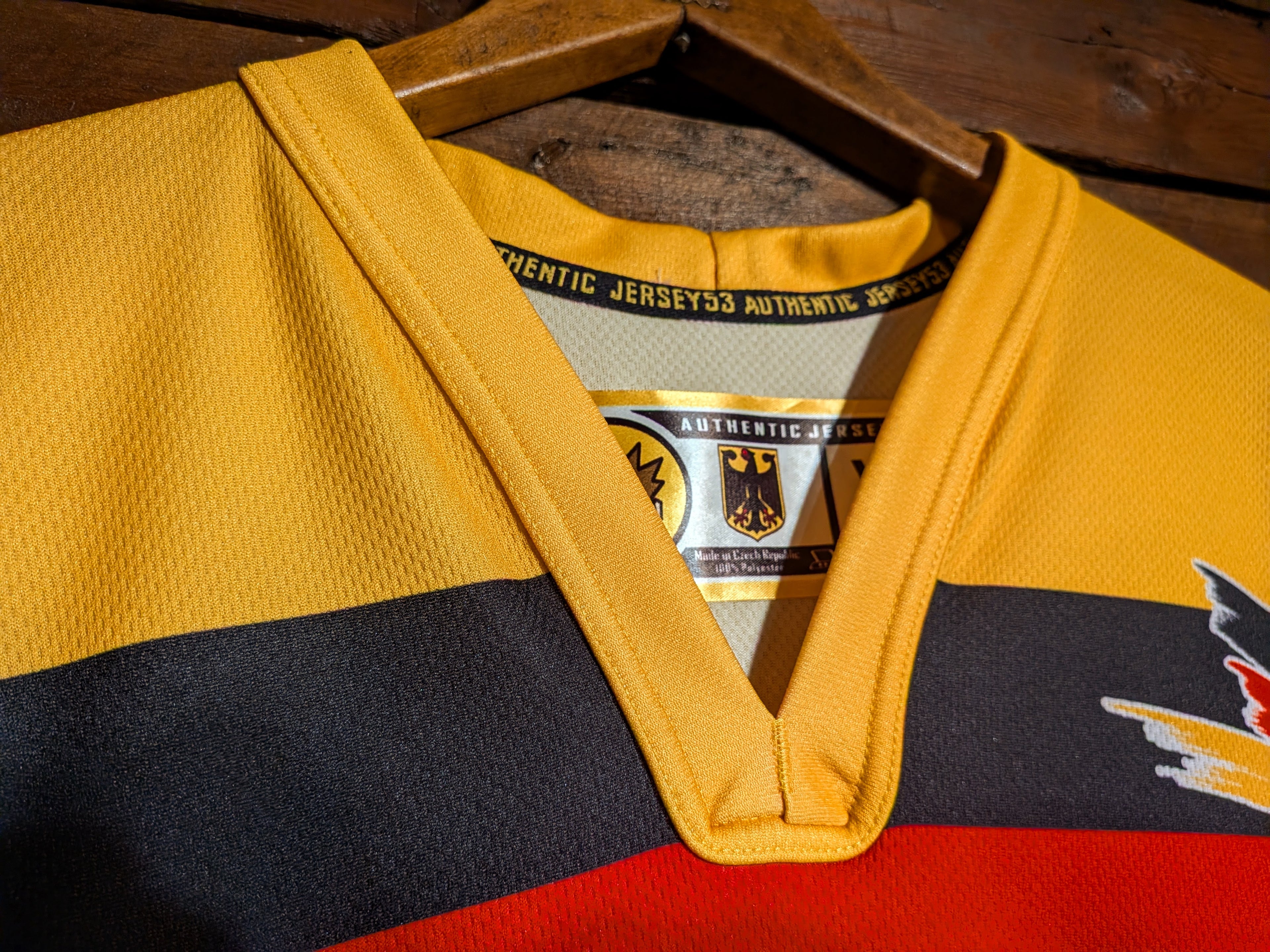 GAME-WORN 2026 Germany Inline Hockey Jersey Hofmann #96 Red