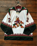 1996-98 Phoenix Coyotes NHL Authentic Starter Ice Hockey Jersey #22 Mike Gartner - Autographed