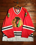 1996-99 Chicago Black Hawks NHL Authentic Ice Hockey Jersey