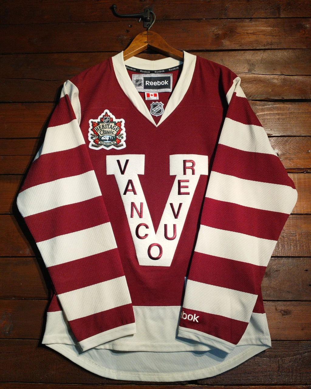 2014 Vancouver Canucks Heritage Classic NHL Reebok Premier Ice Hockey Jersey