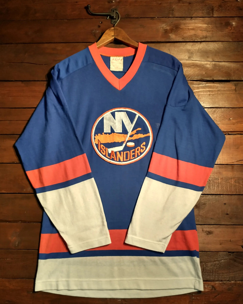 1980-81 New York Islanders Sandow Sporting Knit Licensed NHL Ice Hockey Jersey