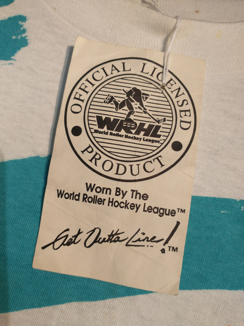 1993 World Roller Hockey League Team #10 Wave Official Licensed T-Jeresy with tags
