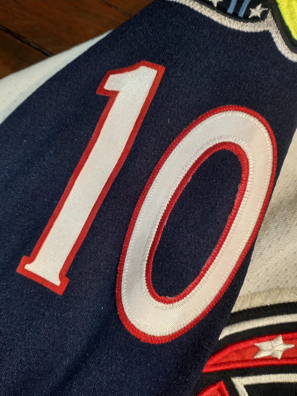 2001-03 Columbus Blue Jackets NHL Authentic Pro Player Ice Hockey Jersey #10