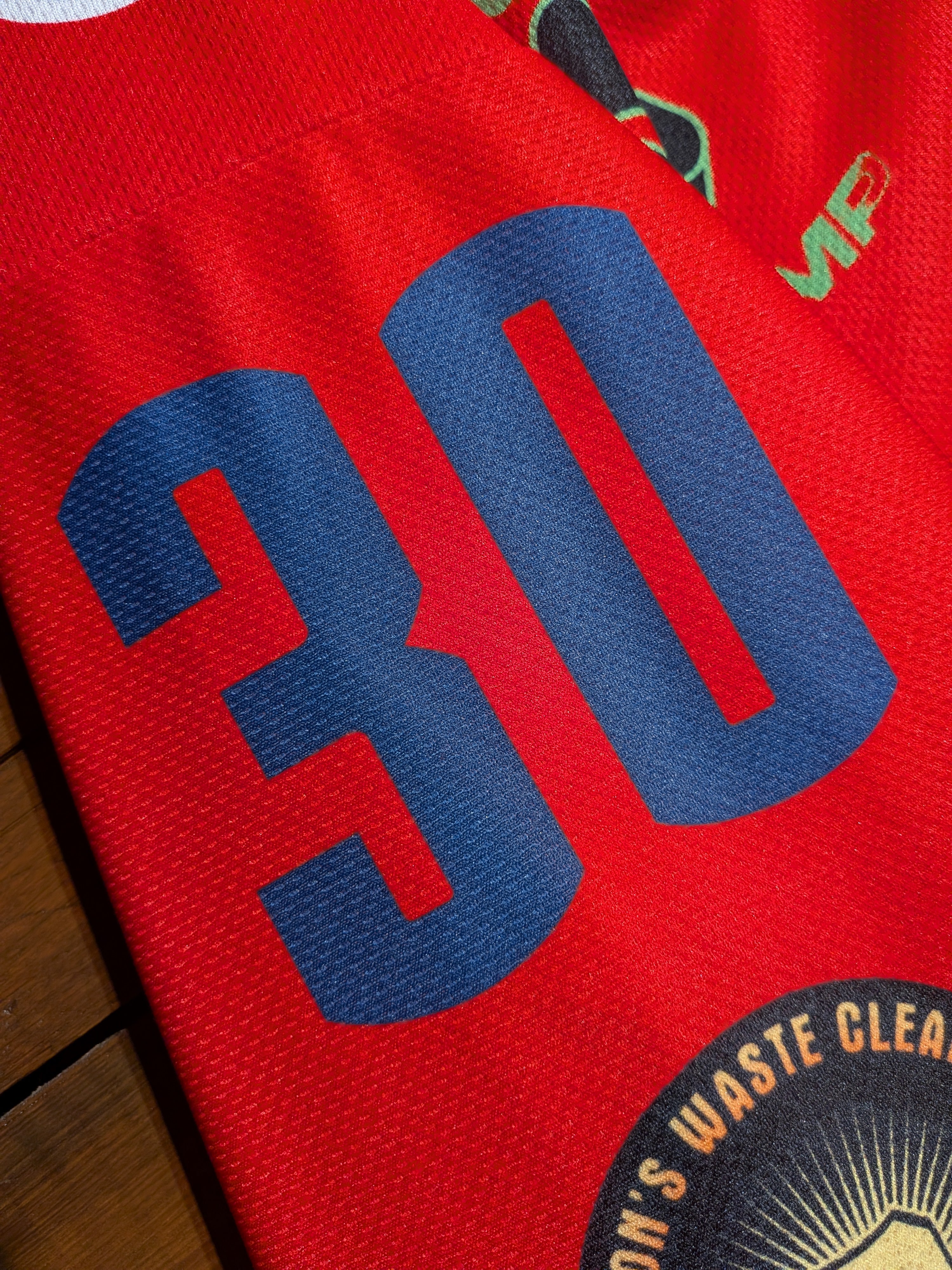 GAME-WORN 2025 Great Britain Inline Hockey Jersey KNOCK #30