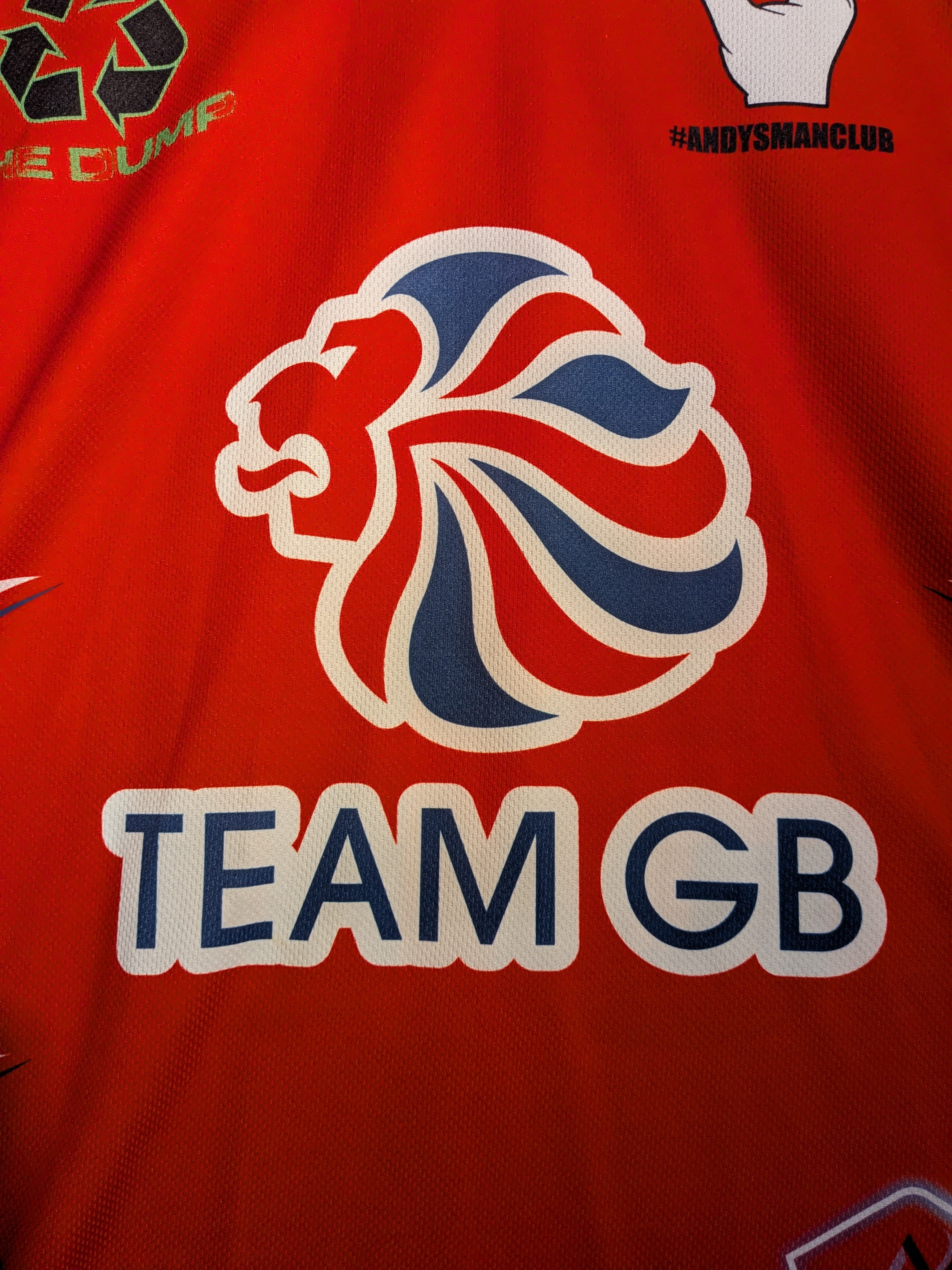 GAME-WORN 2025 Great Britain Inline Hockey Jersey KNOCK #30