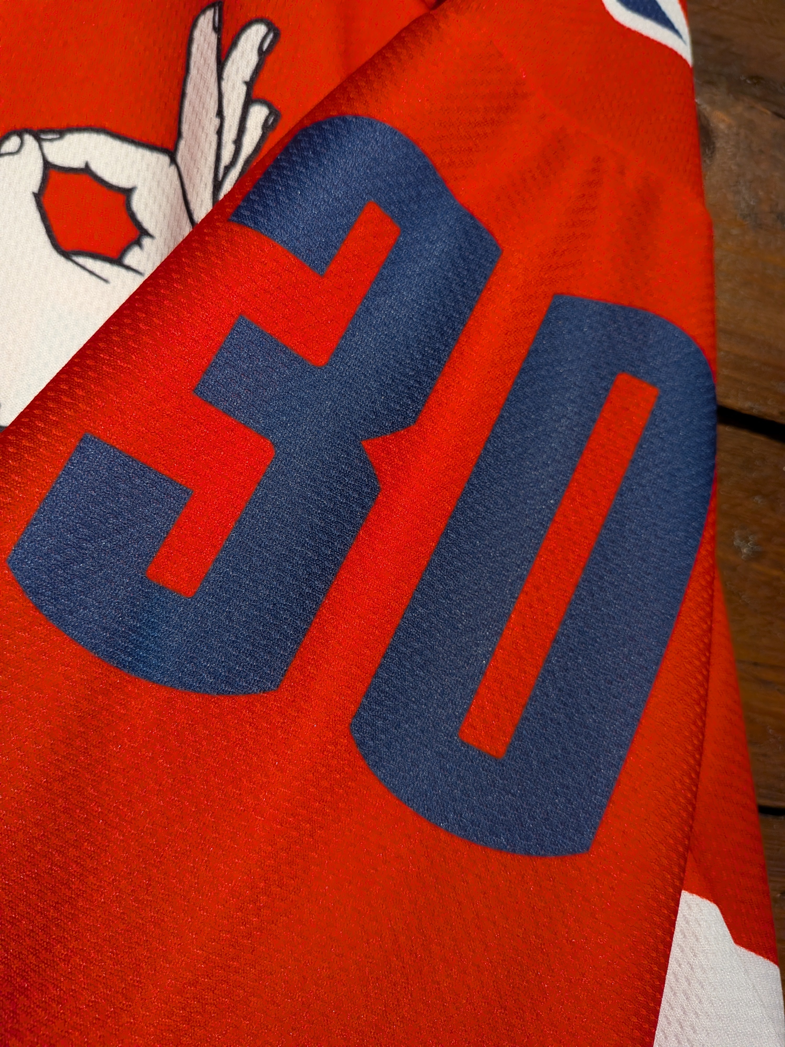 GAME-WORN 2025 Great Britain Inline Hockey Jersey KNOCK #30