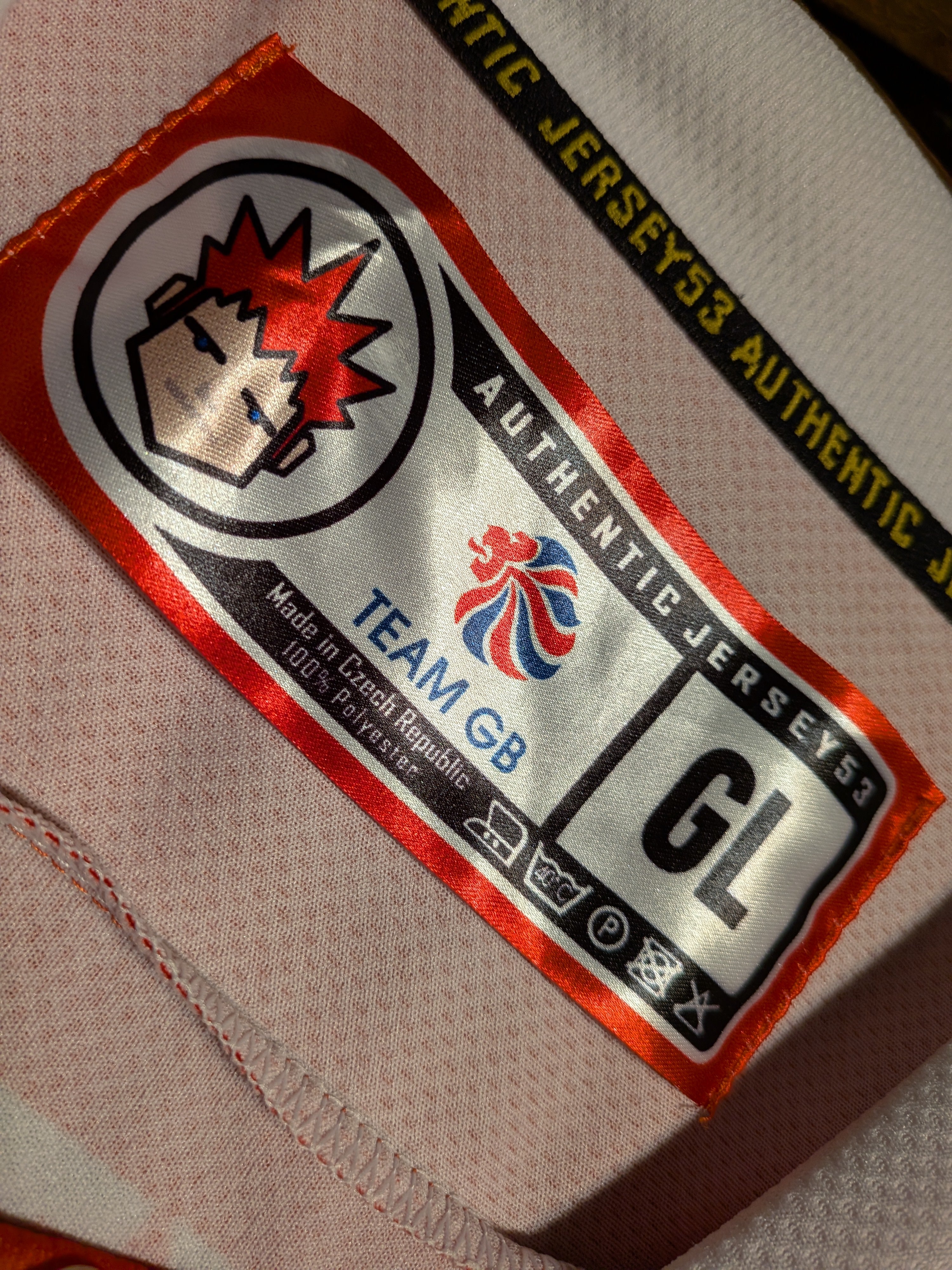 GAME-WORN 2025 Great Britain Inline Hockey Jersey KNOCK #30