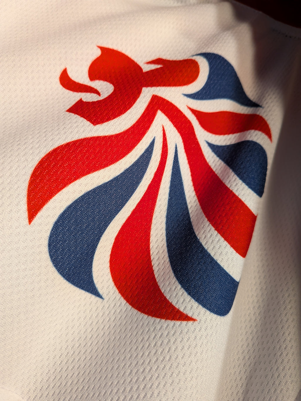 GAME-WORN 2026 Great Britain Inline Hockey Jersey KNOCK #30 White