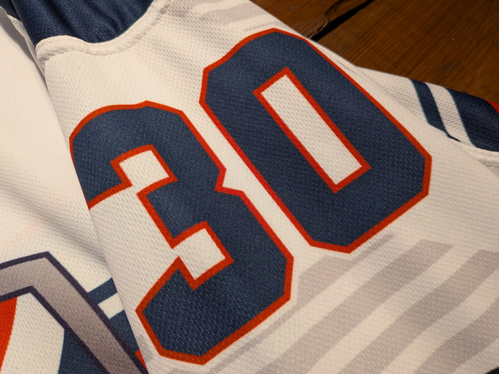 GAME-WORN 2026 Great Britain Inline Hockey Jersey KNOCK #30 White