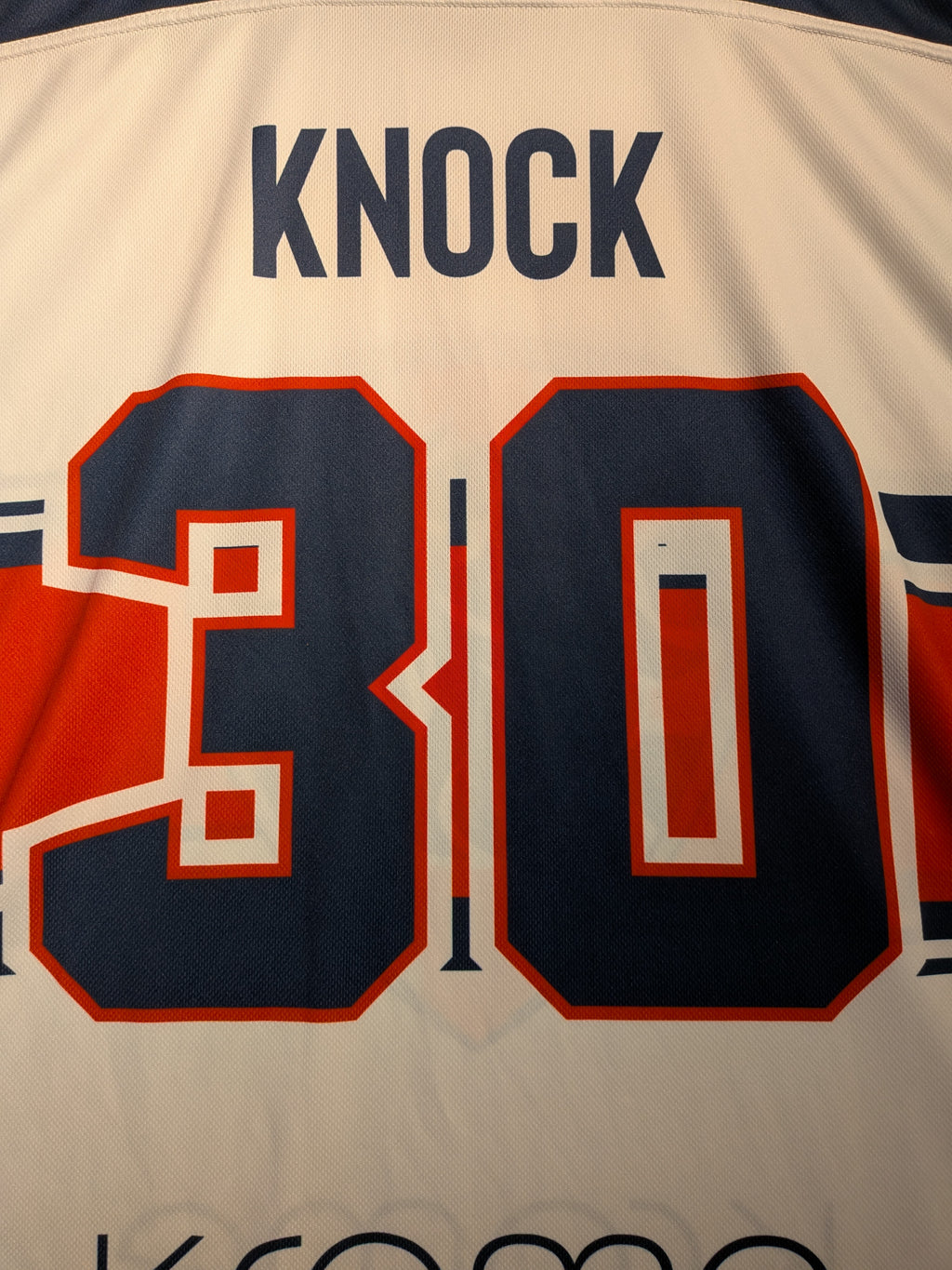 GAME-WORN 2026 Great Britain Inline Hockey Jersey KNOCK #30 White
