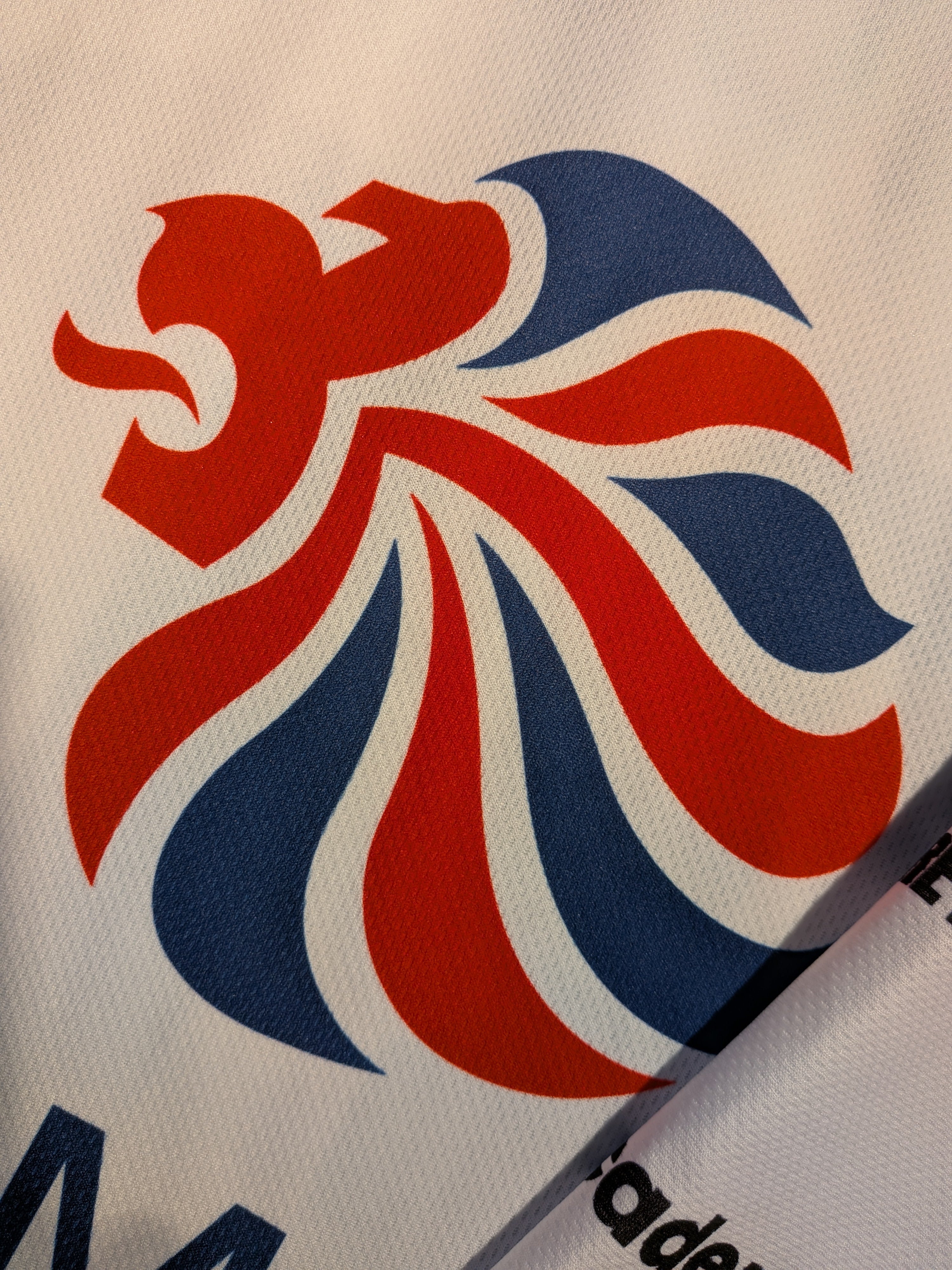 GAME-WORN 2025 Great Britain Inline Hockey Jersey KNOCK #30 White