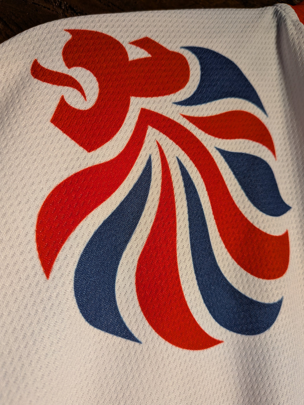 GAME-WORN 2025 Great Britain Inline Hockey Jersey KNOCK #30 White