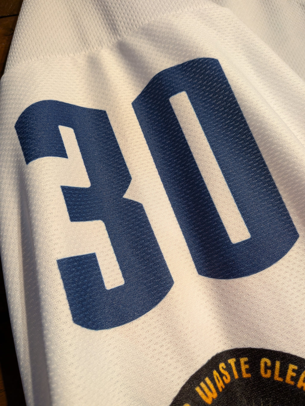 GAME-WORN 2025 Great Britain Inline Hockey Jersey KNOCK #30 White