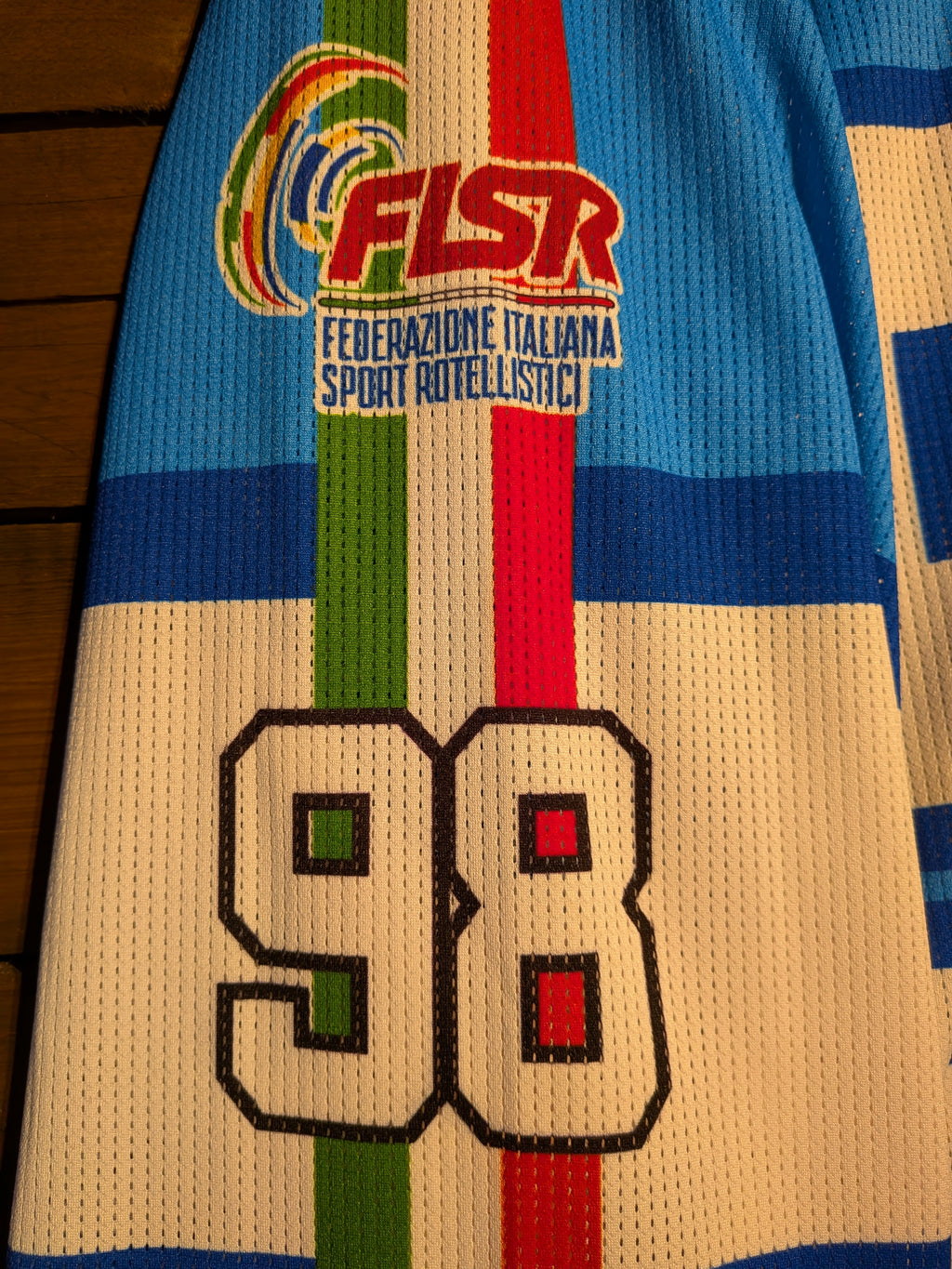GAME-WORN 2023 Italy Inline Hockey Jersey PONTOROSSO #98