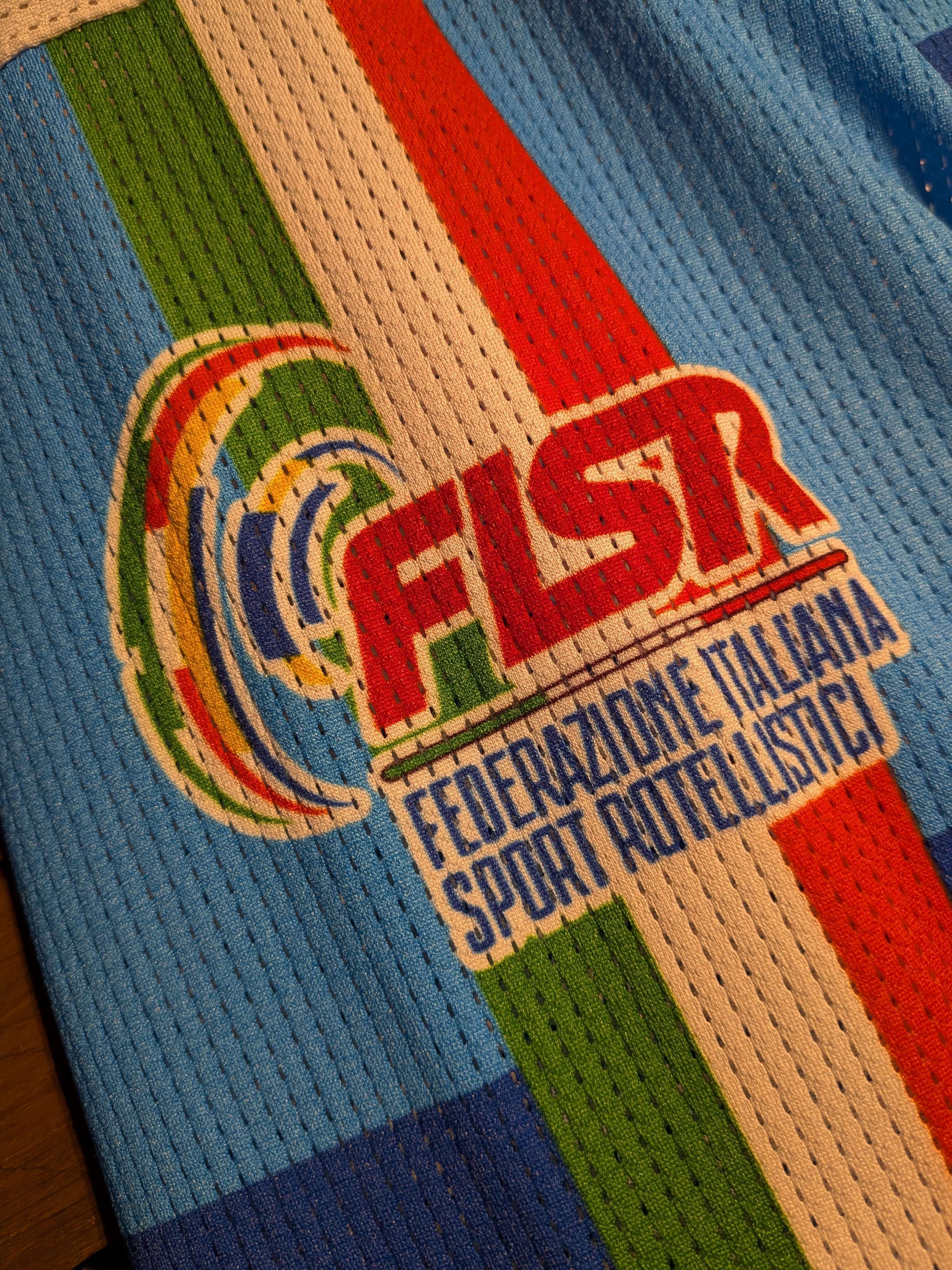 GAME-WORN 2023 Italy Inline Hockey Jersey PONTOROSSO #98