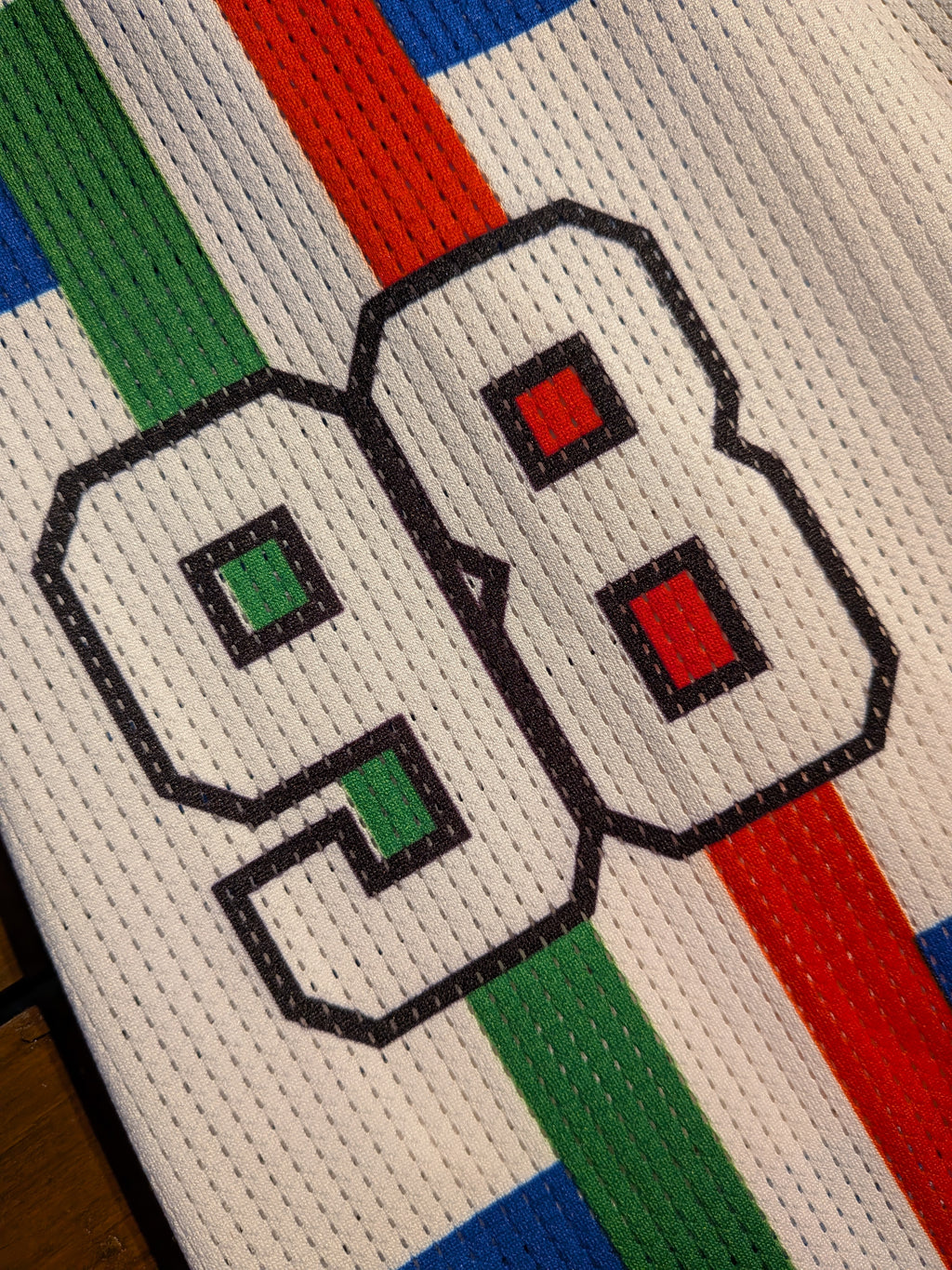 GAME-WORN 2023 Italy Inline Hockey Jersey PONTOROSSO #98