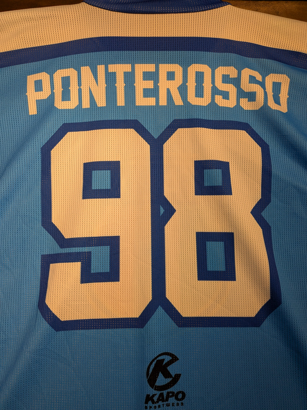 GAME-WORN 2023 Italy Inline Hockey Jersey PONTOROSSO #98