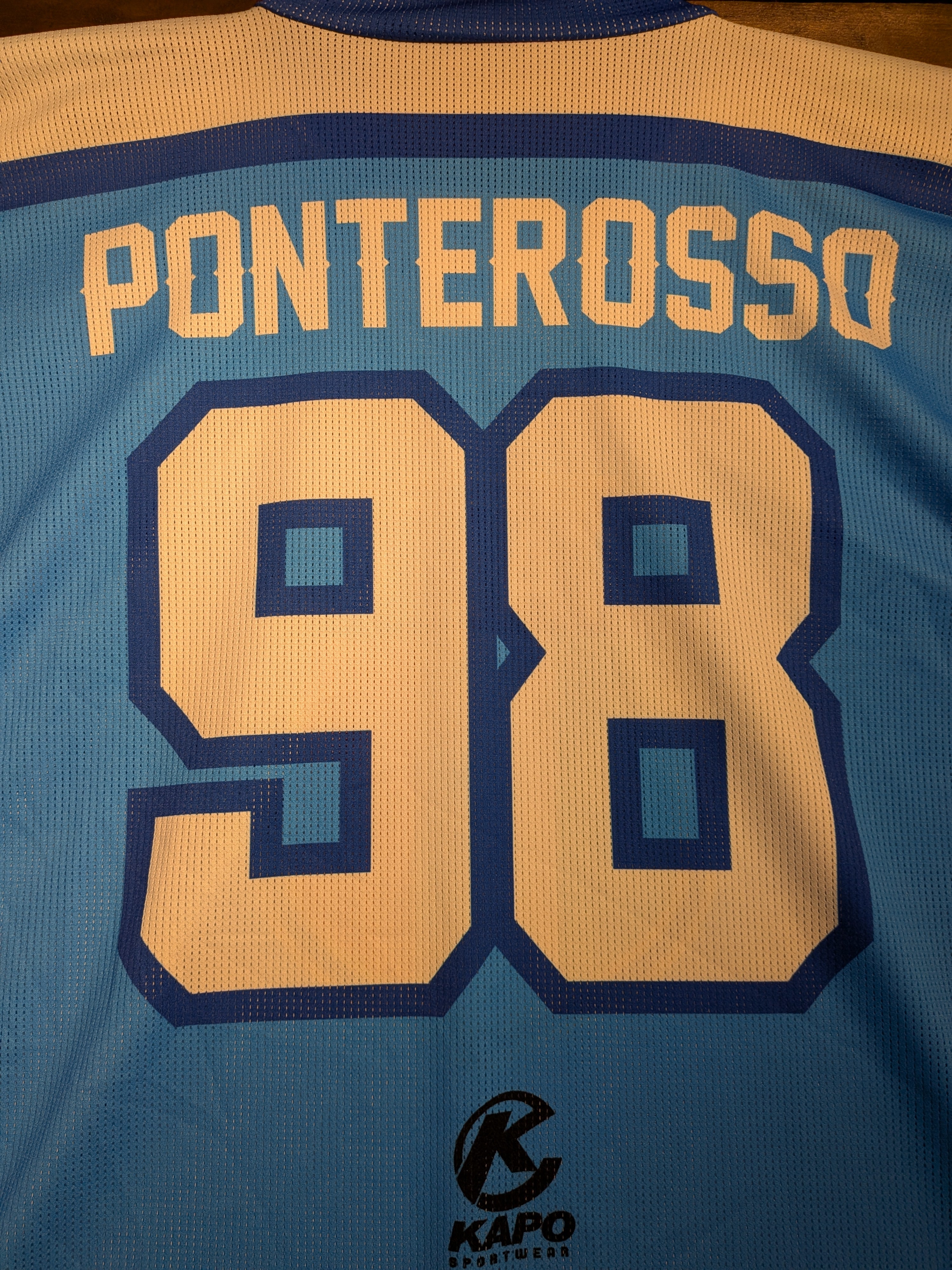 GAME-WORN 2023 Italy Inline Hockey Jersey PONTOROSSO #98