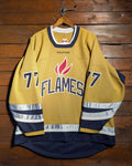 2002-03 Guildford Flames Ice Hockey Third Jersey Launch #77 Ricky Skene