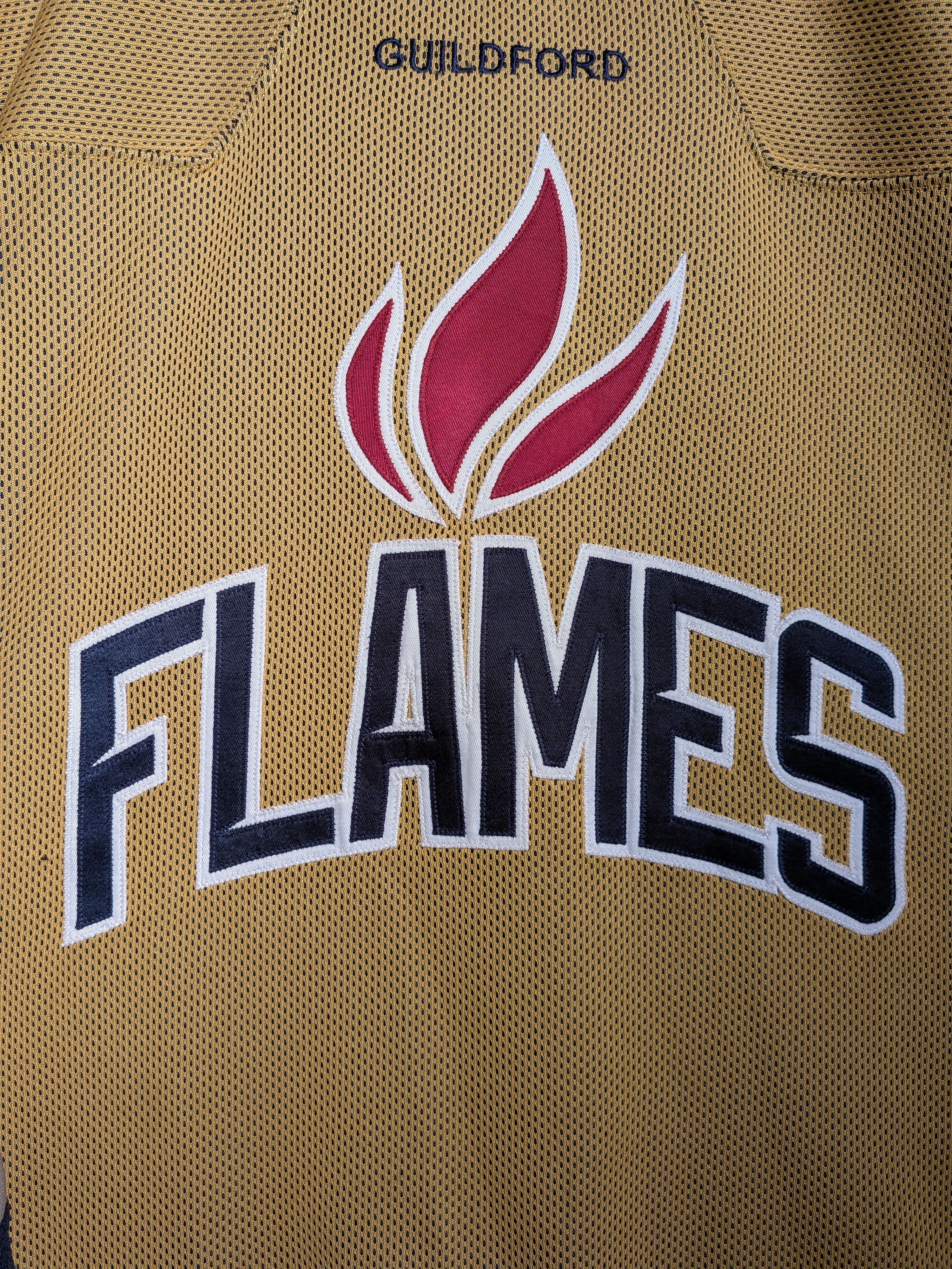 2002-03 Guildford Flames Ice Hockey Third Jersey Launch #77 Ricky Skene