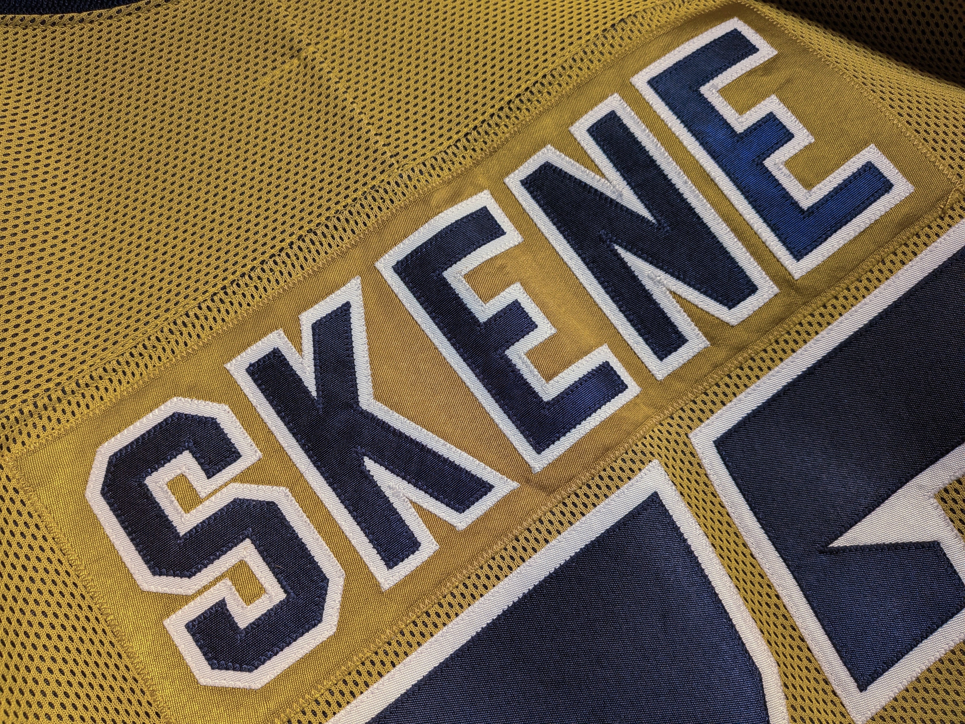 2002-03 Guildford Flames Ice Hockey Third Jersey Launch #77 Ricky Skene