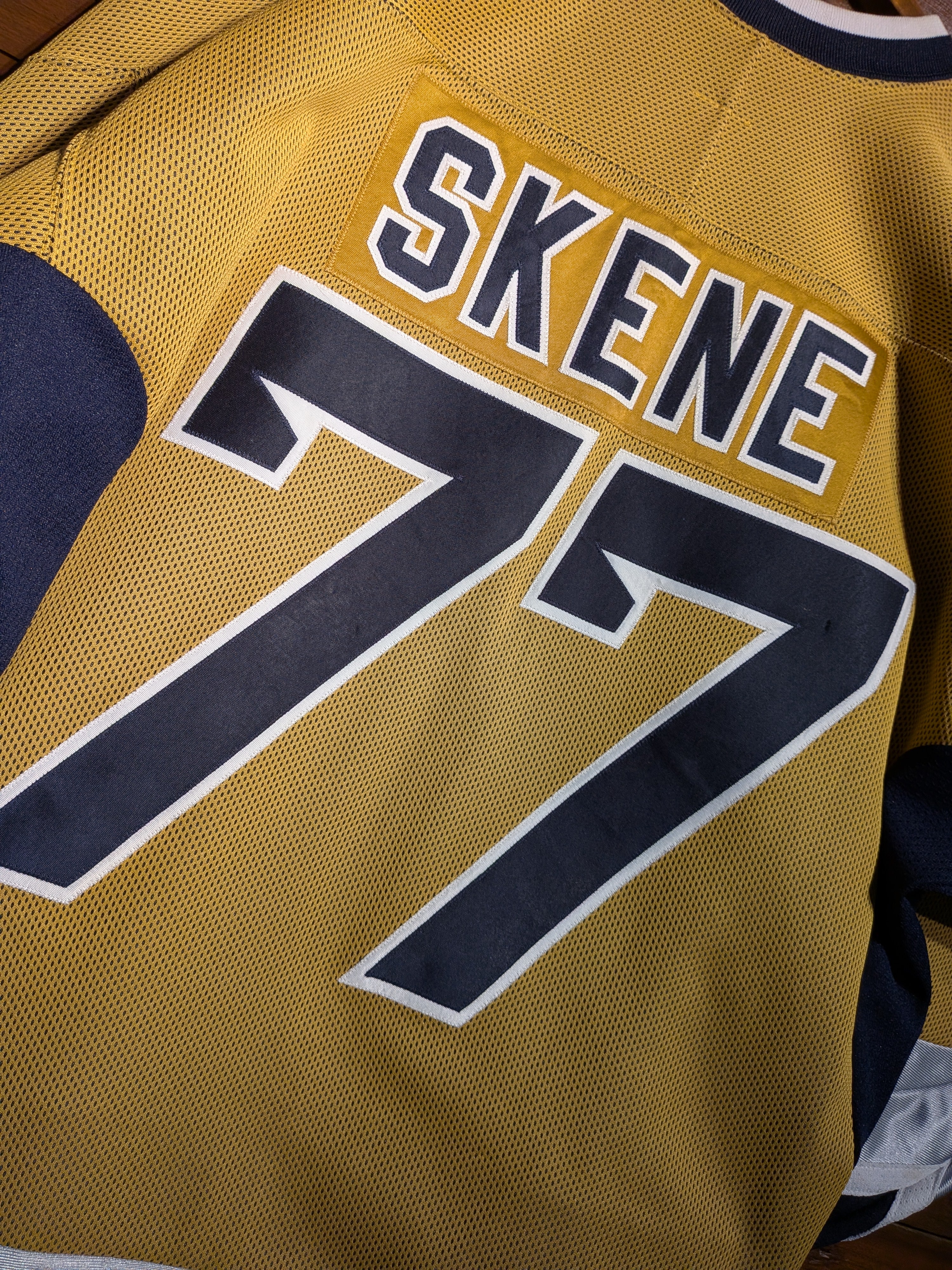 2002-03 Guildford Flames Ice Hockey Third Jersey Launch #77 Ricky Skene