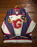 GAME-WORN 2013-14 Guildford Flames Ice Hockey Jersey #55 Ricky Skene
