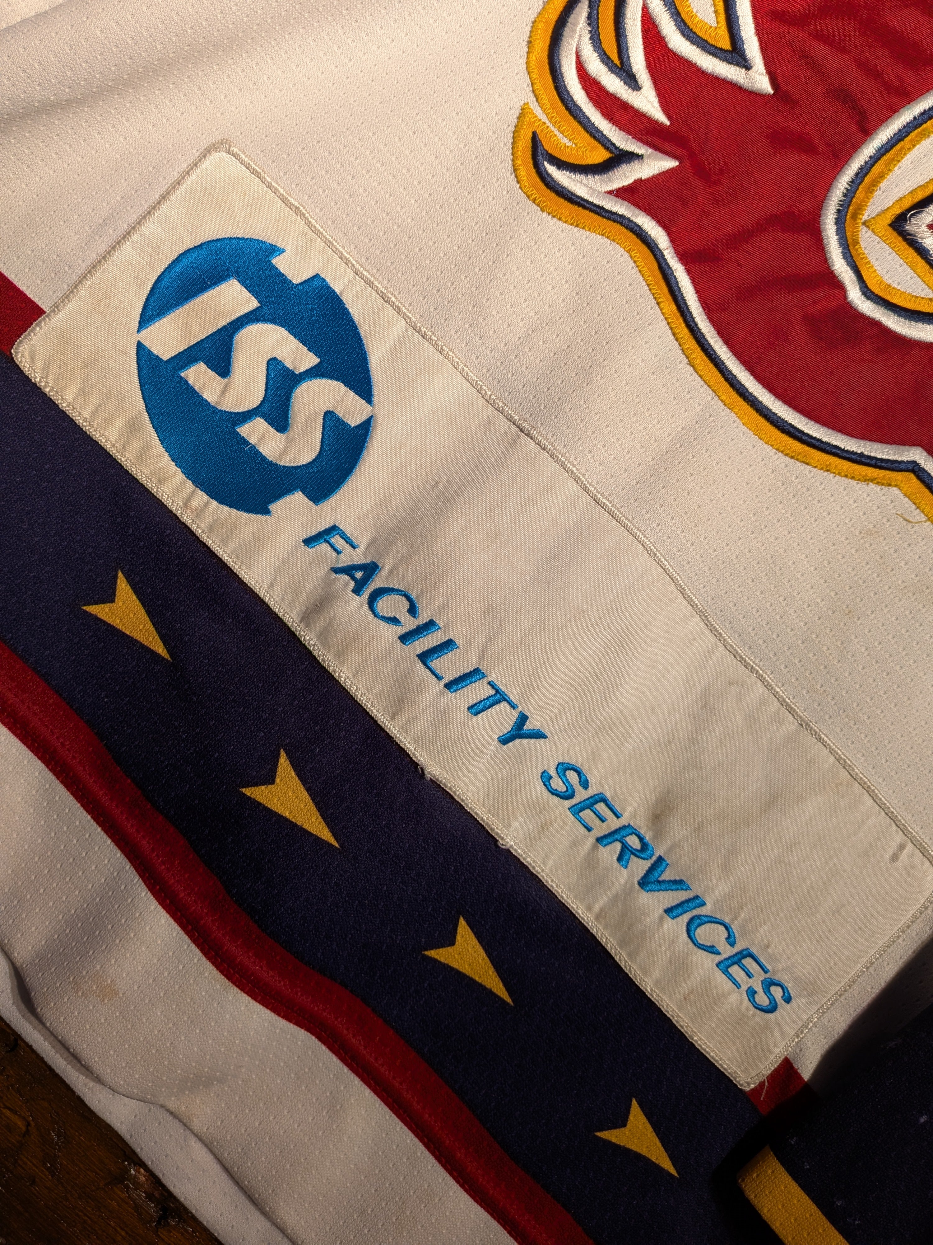 GAME-WORN 2013-14 Guildford Flames Ice Hockey Jersey #55 Ricky Skene