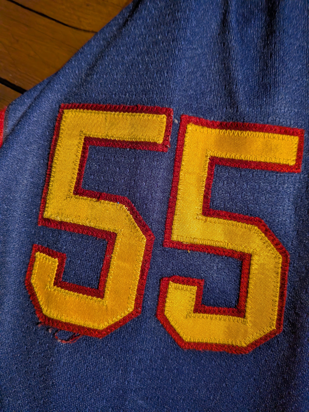 GAME-WORN 2013-14 Guildford Flames Ice Hockey Jersey #55 Ricky Skene