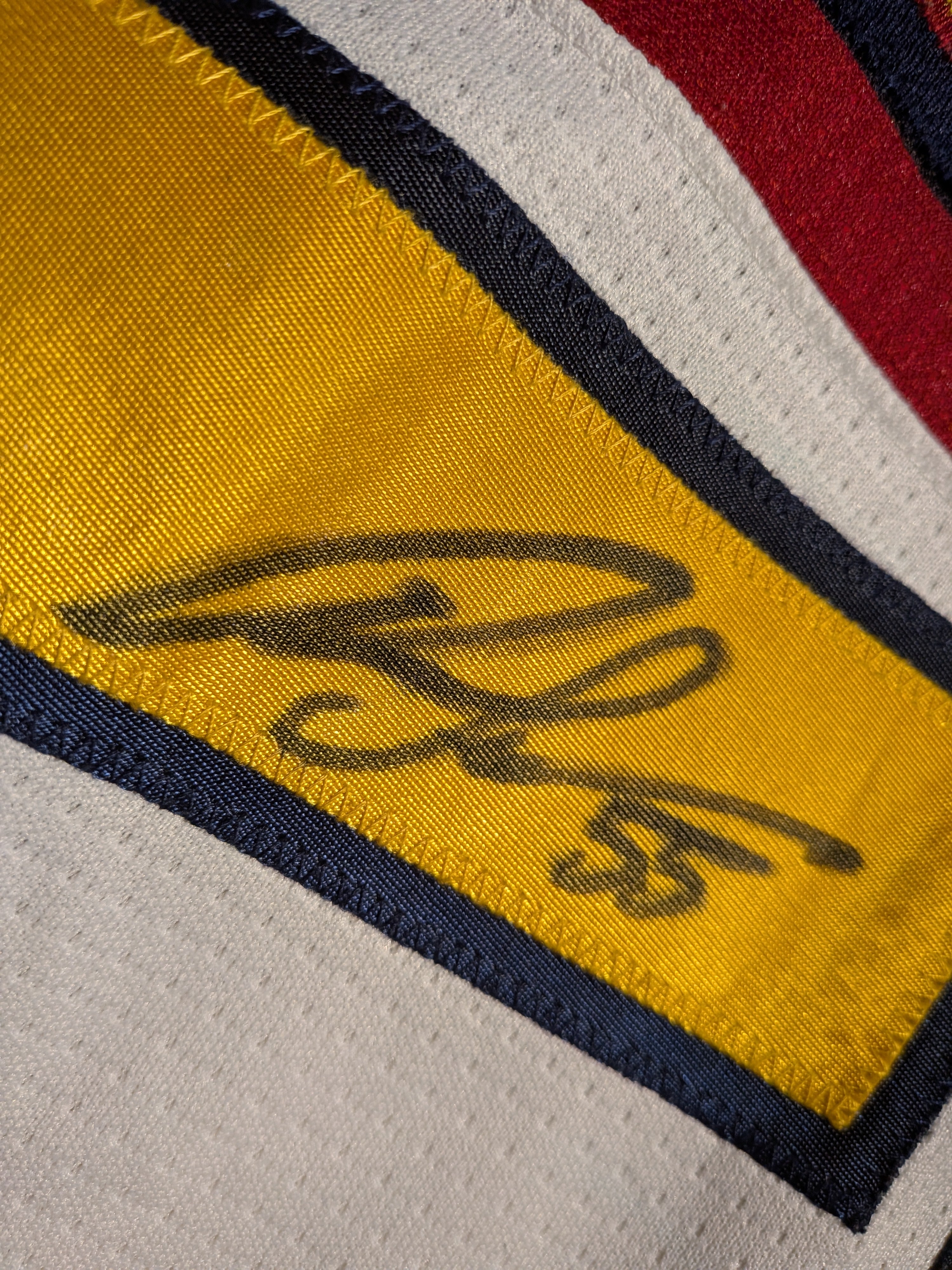 GAME-WORN 2013-14 Guildford Flames Ice Hockey Jersey #55 Ricky Skene