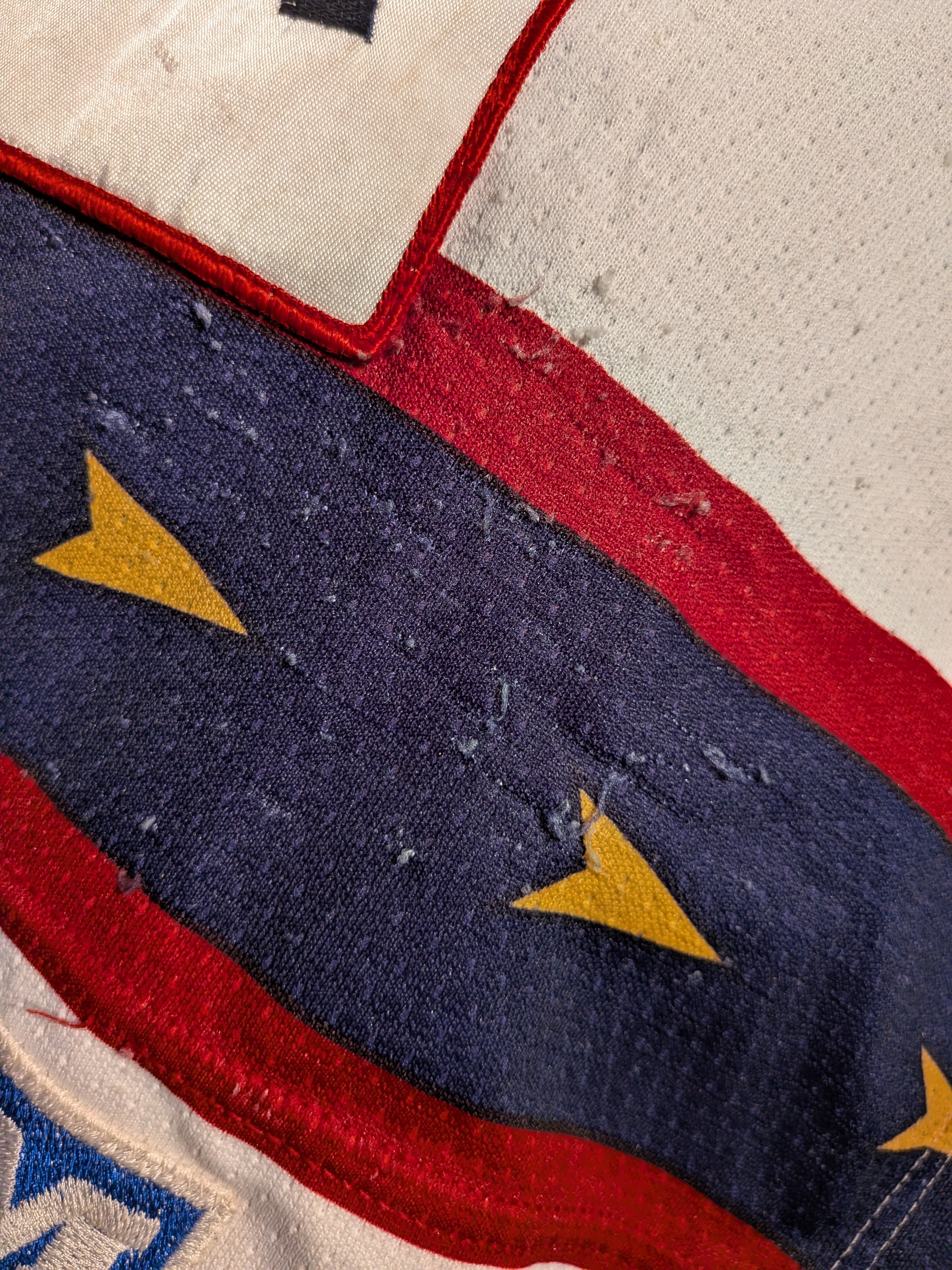 GAME-WORN 2013-14 Guildford Flames Ice Hockey Jersey #55 Ricky Skene